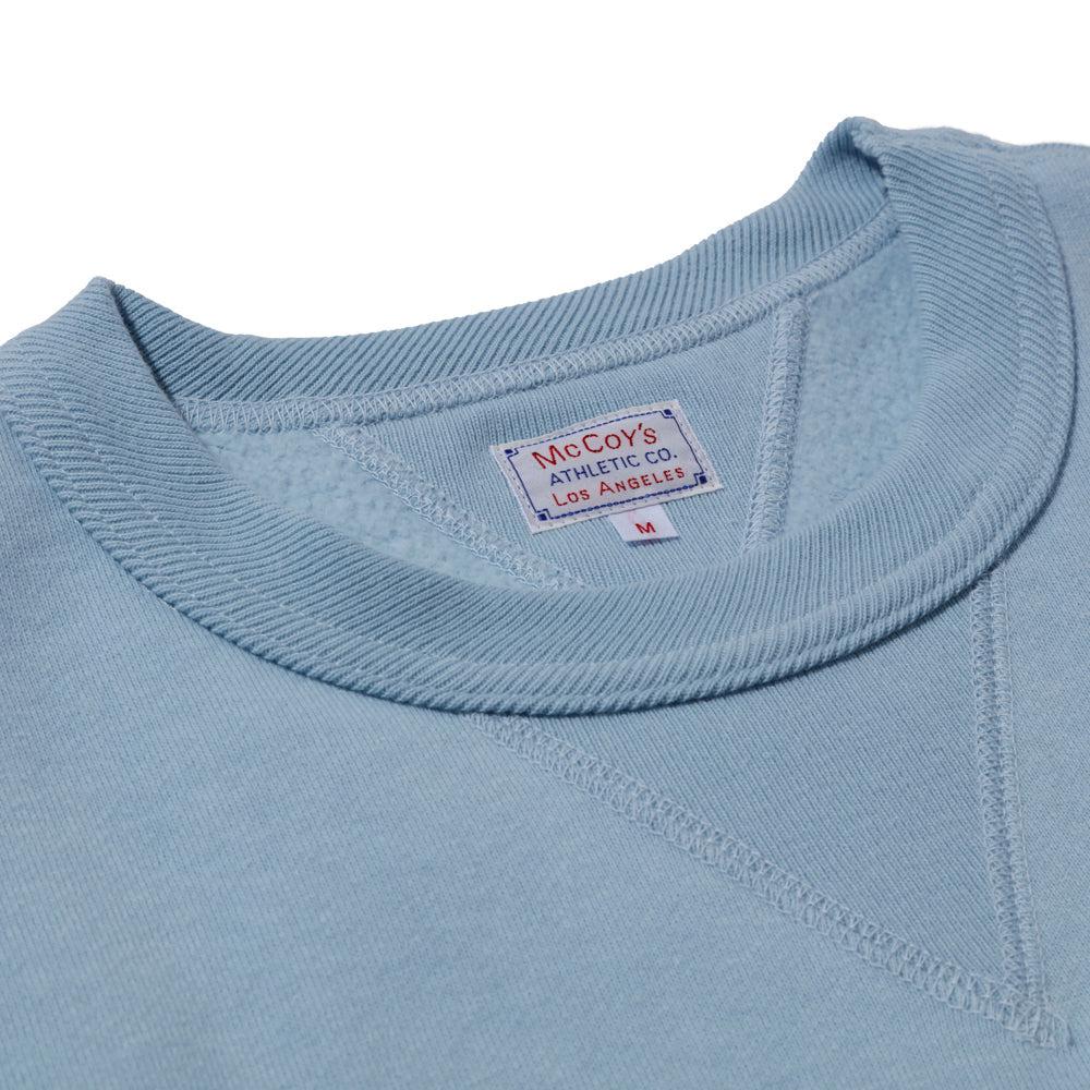 The Real McCoy's 10.oz Loopwheel Sweatshirt Saxe - Image 8