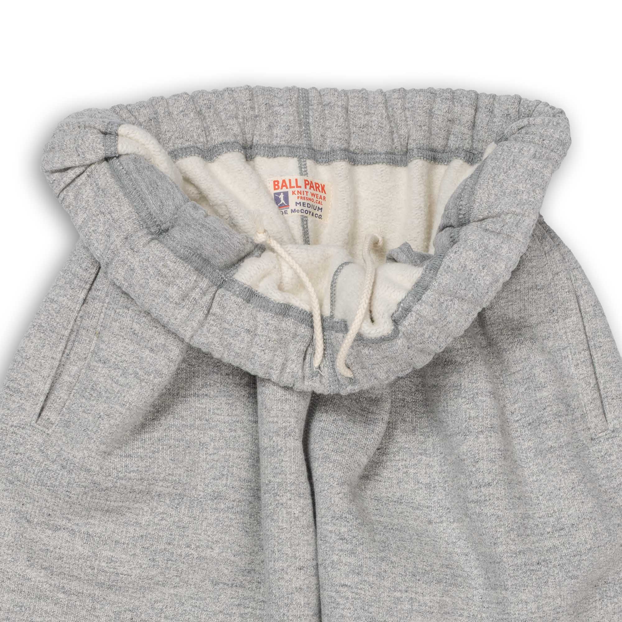 The Real McCoy's 12.oz Ballpark Sweatpants Grey - Image 4