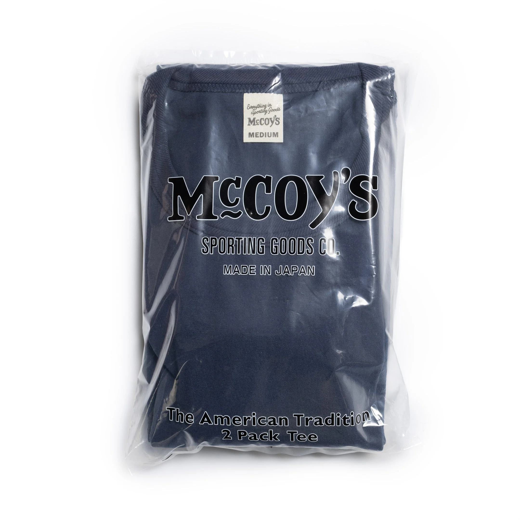 The Real McCoy's 2pcs Pack Tee Navy - Image 2