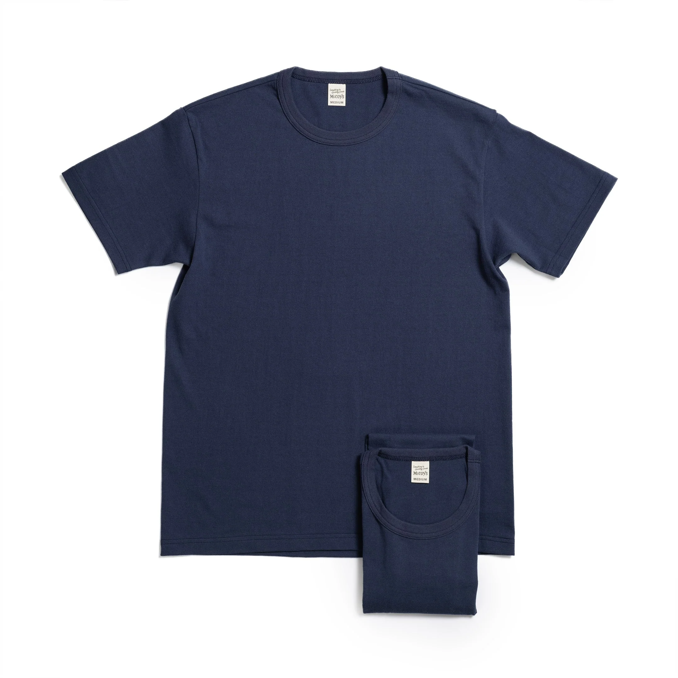The Real McCoy's 2pcs Pack Tee Navy - Image 3