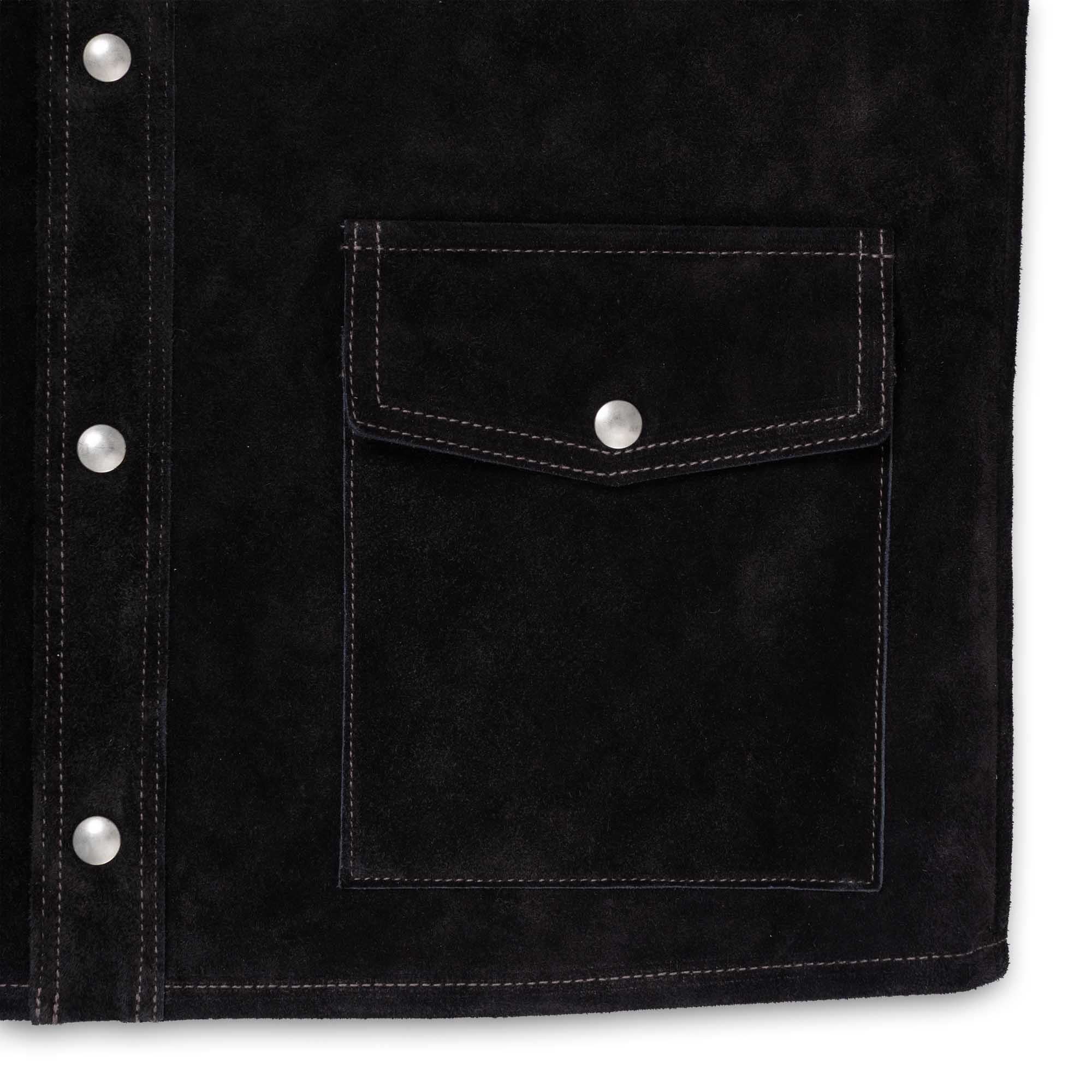 The Real McCoy's 8HU Leather Welder Jacket Black - Image 6