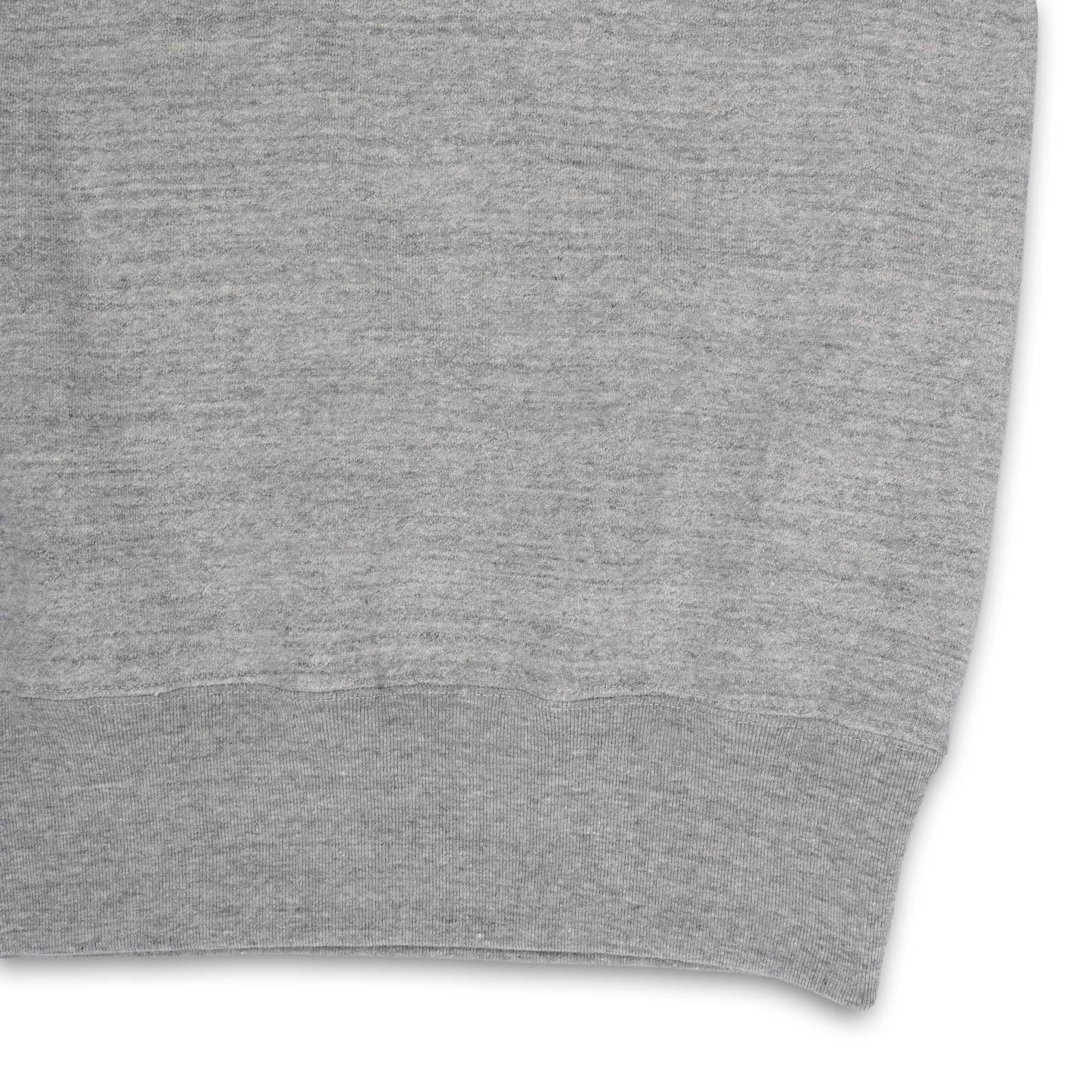 The Real McCoy's 9.oz Loopwheel S/S Sweatshirt Grey - Image 5