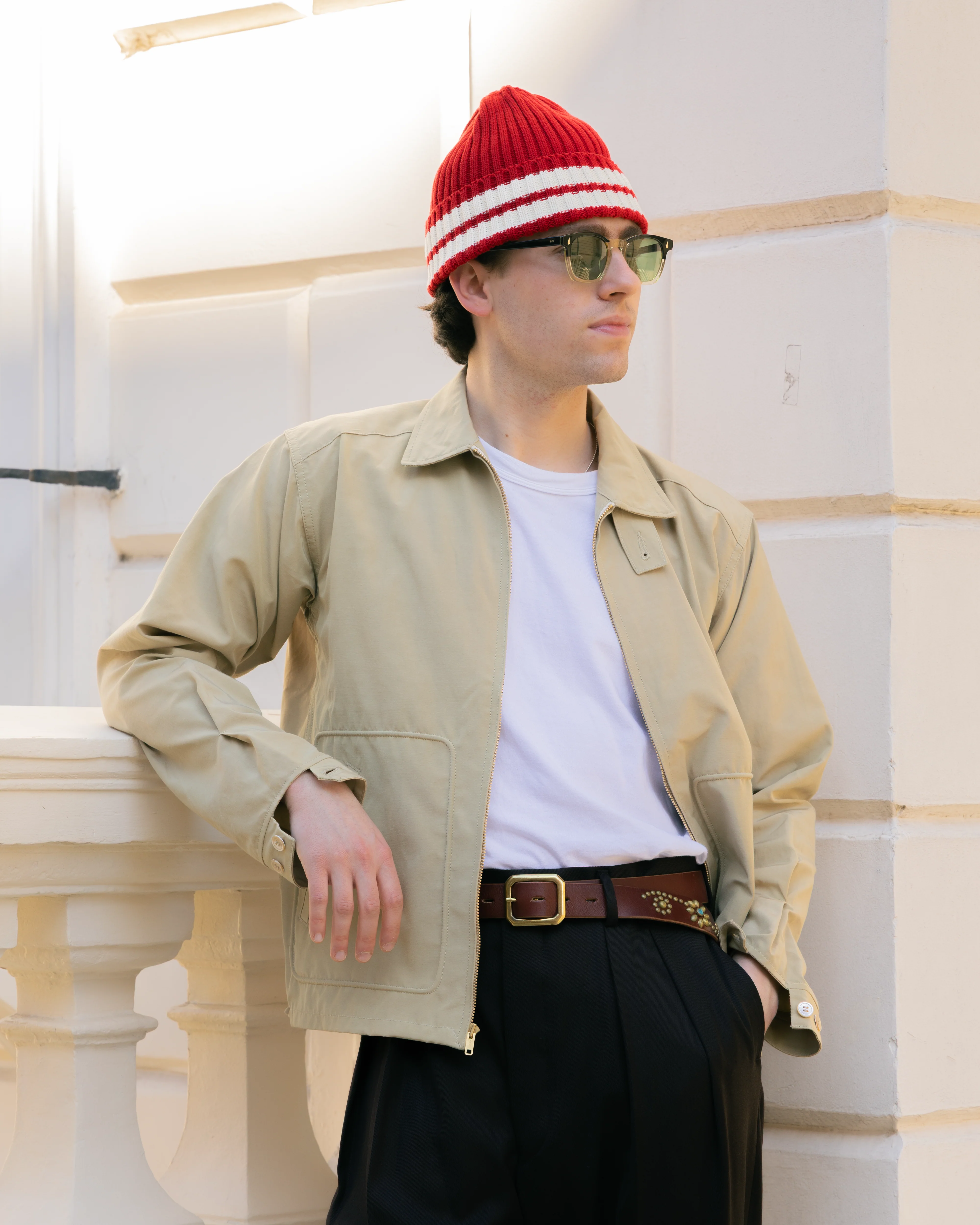 The Real McCoy's All Weather Swing Jacket Beige - Image 9