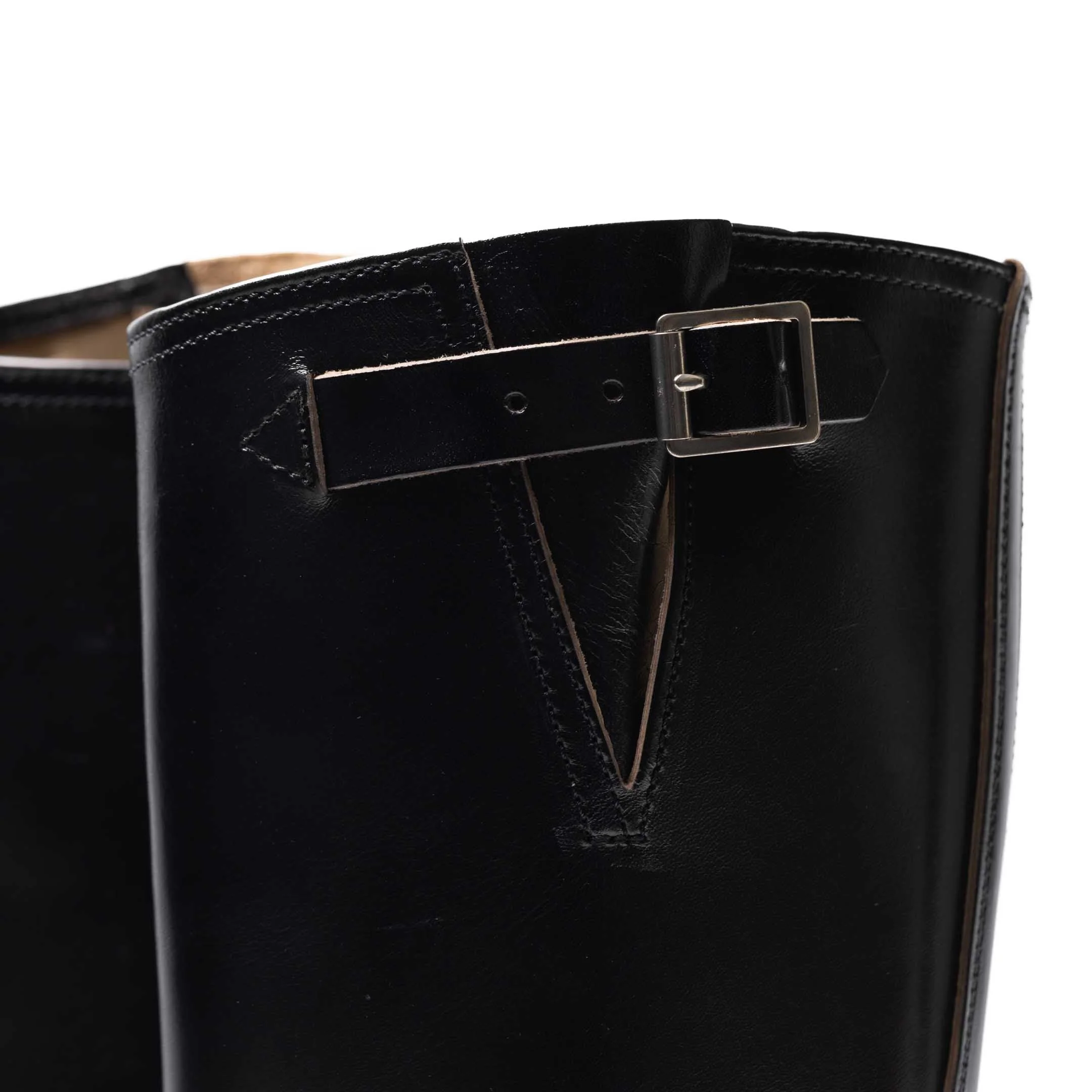 The Real McCoy's Buco Engineer Boots Buttock Black - Image 3