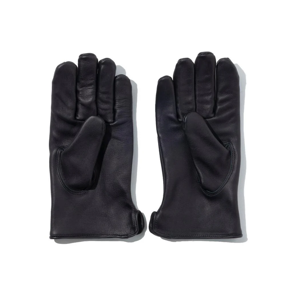 The Real McCoy's Buco Horsehide Leather Gloves Black - Image 2