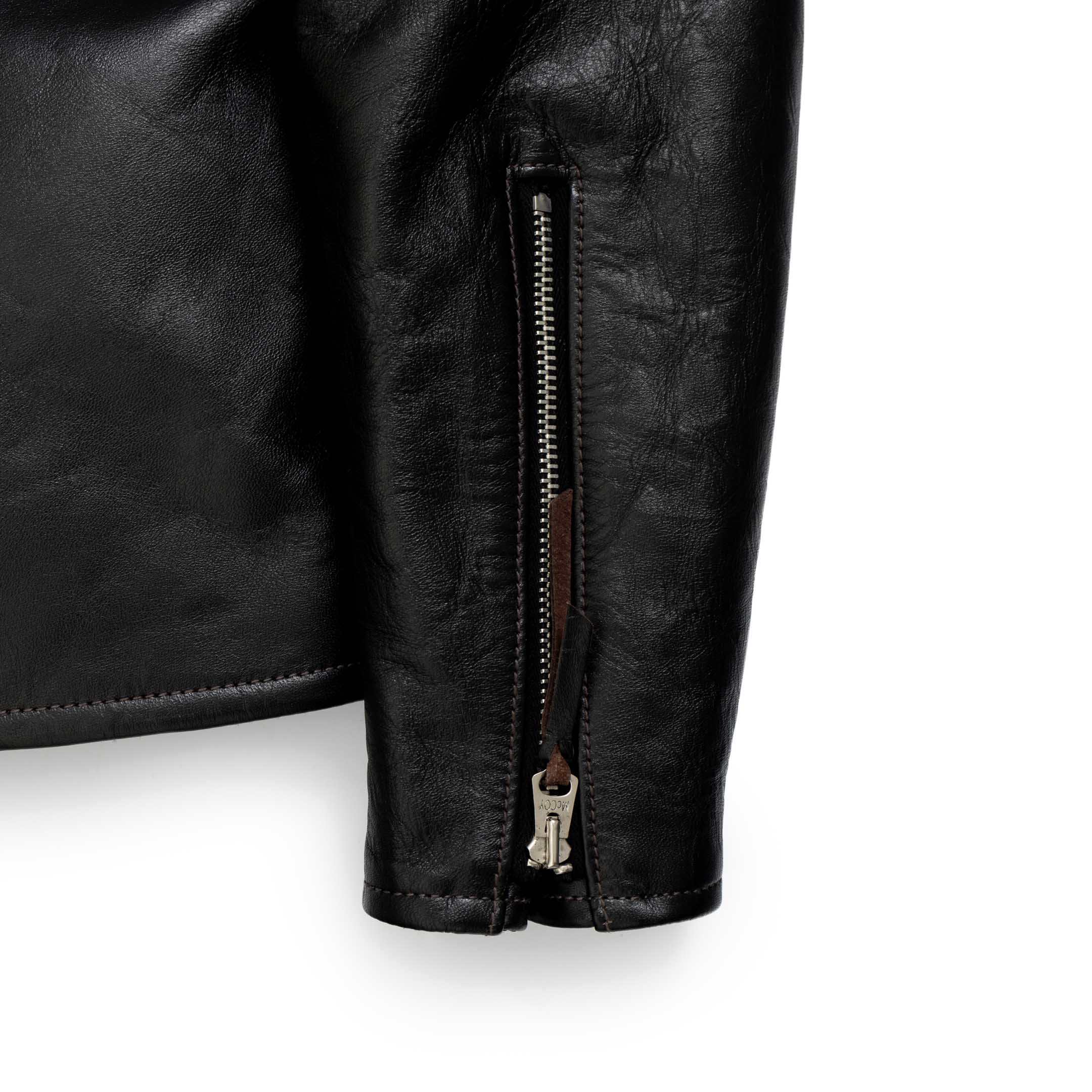 The Real McCoy's Buco J-100 Leather Jacket Black - Image 4
