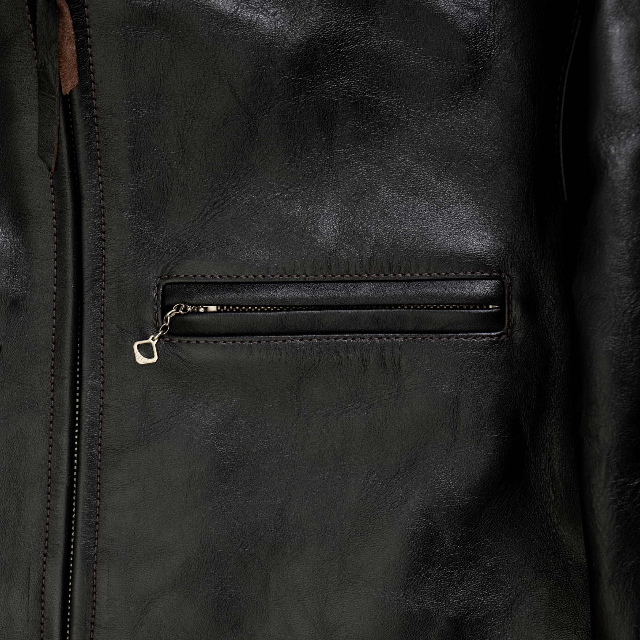 The Real McCoy's Buco J-100 Leather Jacket Black - Image 5