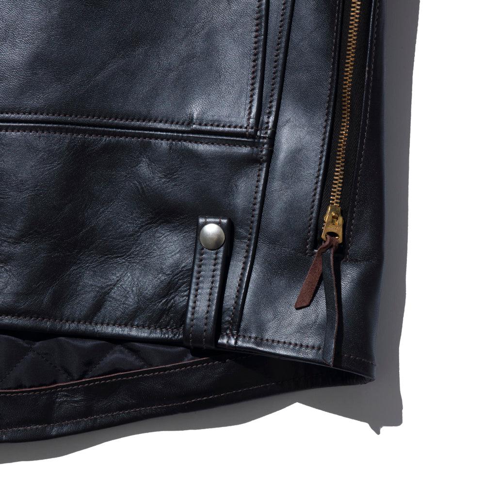 The Real McCoy's Buco J-24 Leather Jacket Black - Image 7