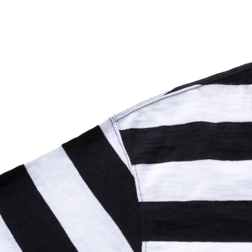 The Real McCoy's Buco Stripe T-shirt White - Image 4
