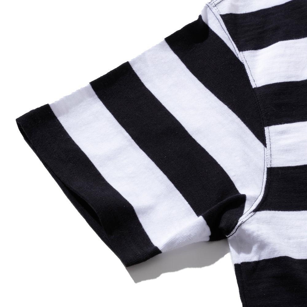 The Real McCoy's Buco Stripe T-shirt White - Image 5