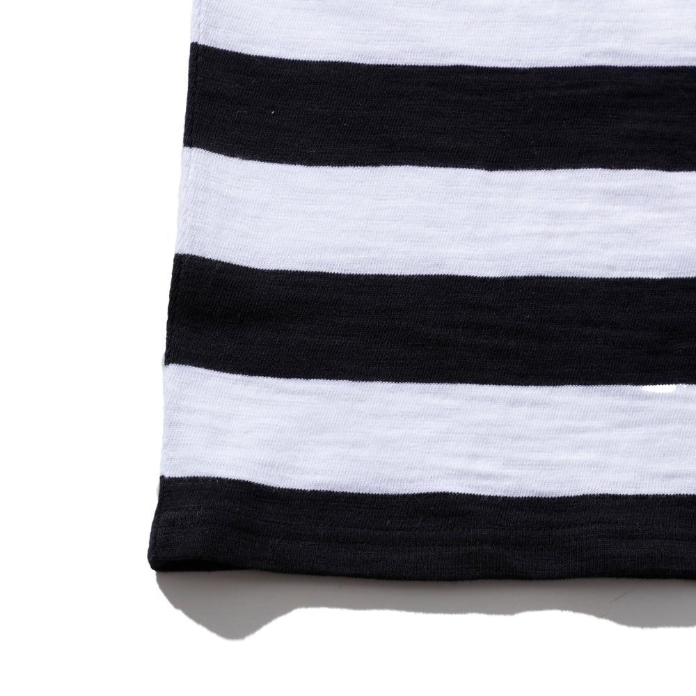 The Real McCoy's Buco Stripe T-shirt White - Image 6
