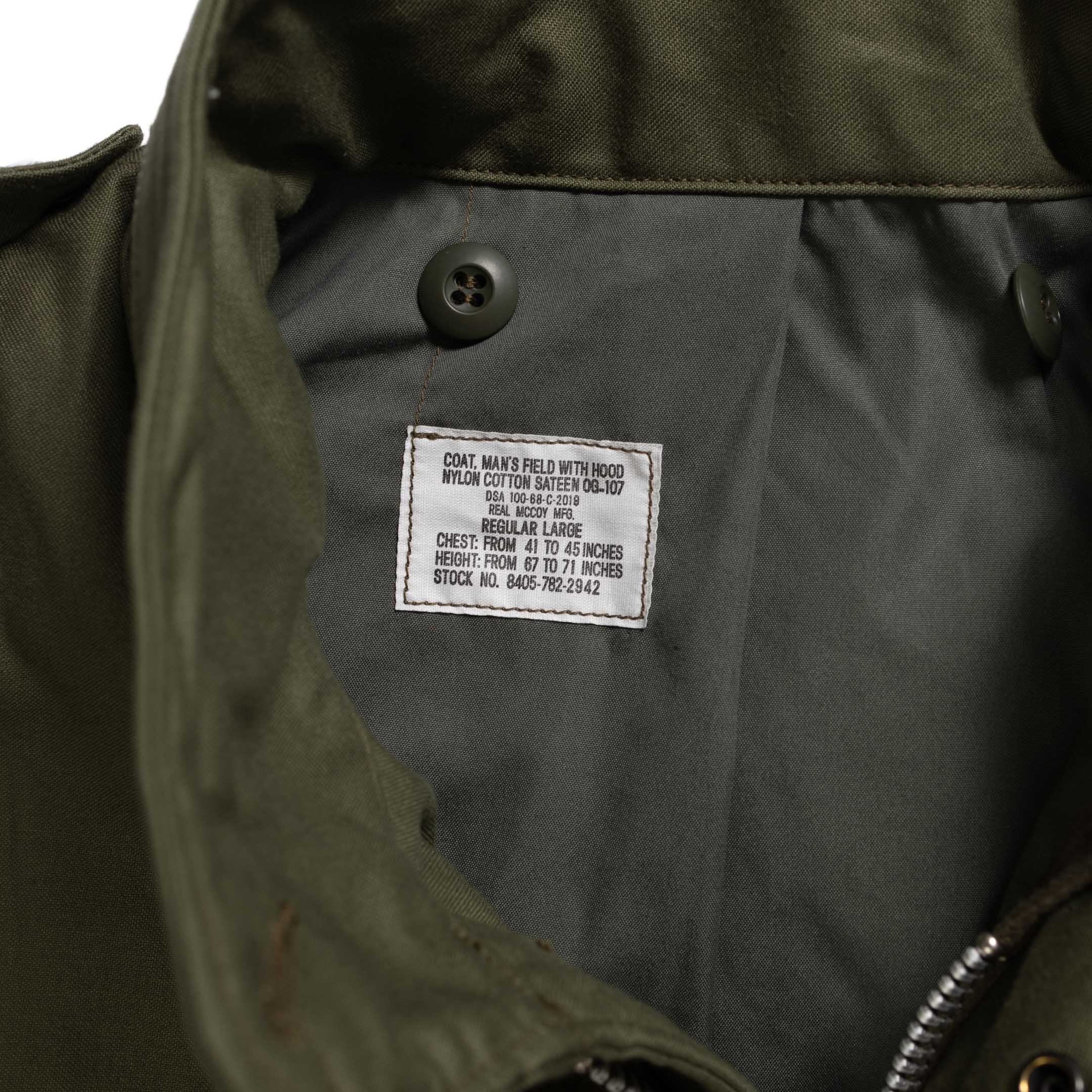 The Real McCoy's Coat M-65 Field Jacket - Image 5