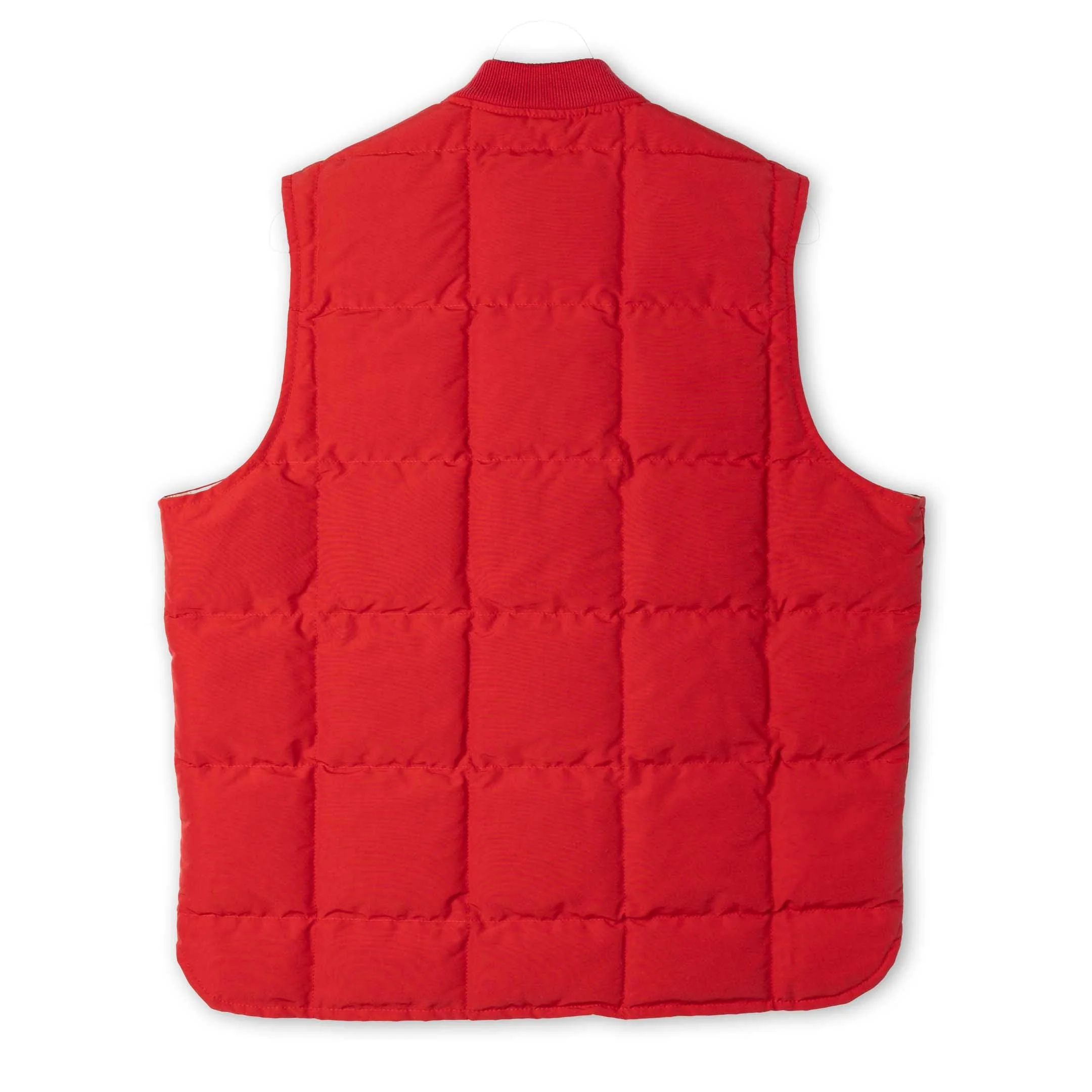 The Real McCoy's Cotton/Nylon Down Vest Red - Image 3