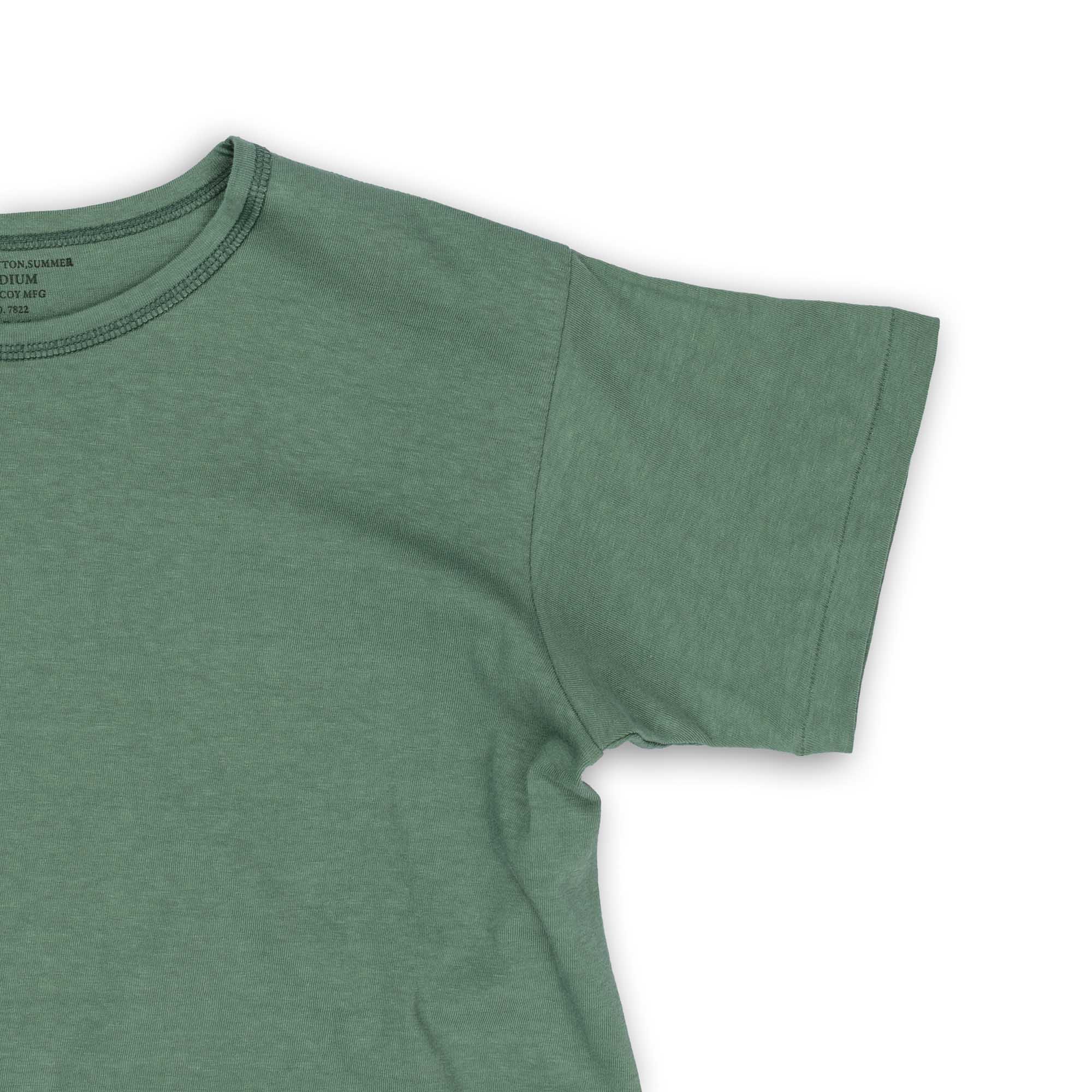 The Real McCoy's Cotton Summer Undershirt Green - Image 4