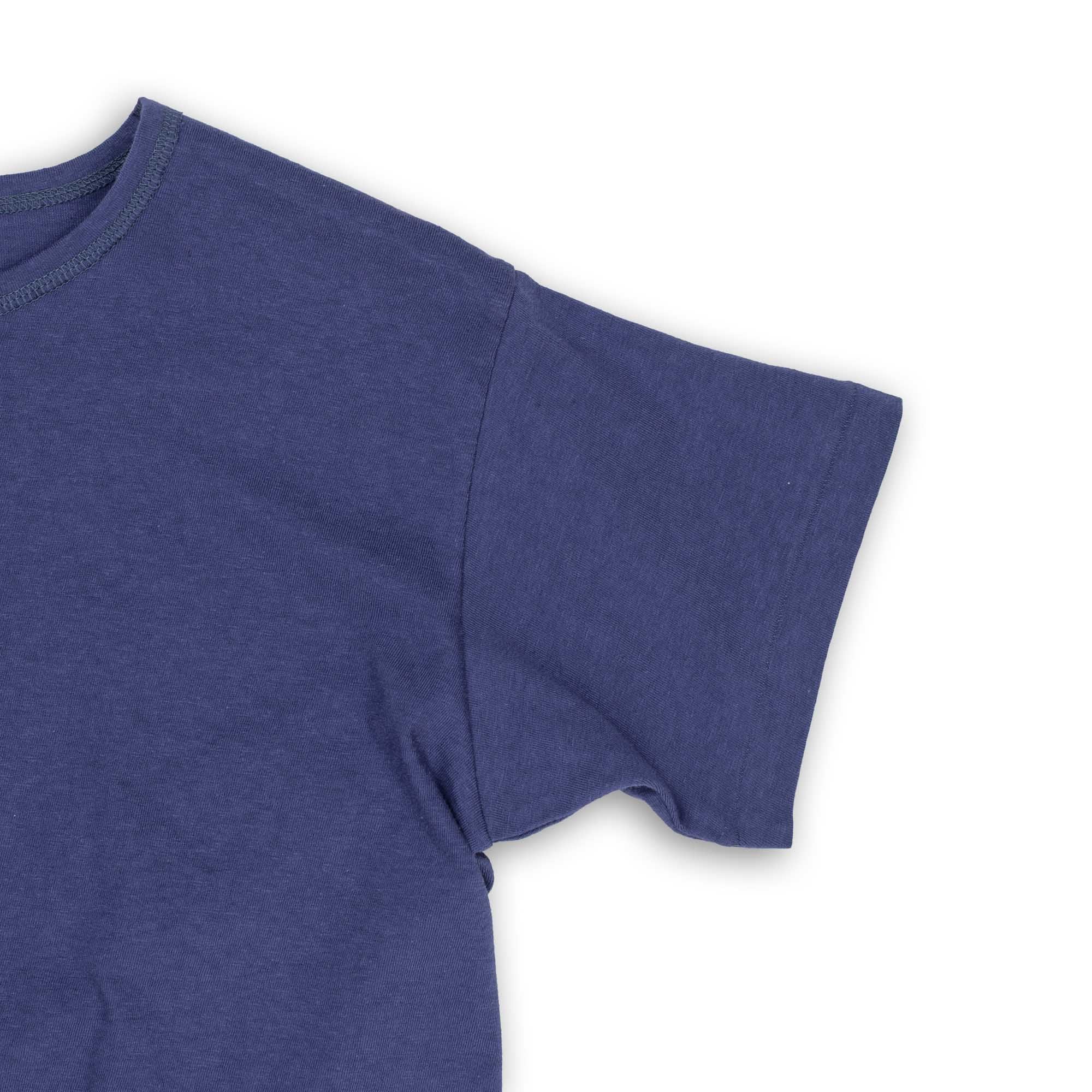 The Real McCoy's Cotton Summer Undershirt MQ Navy - Image 4