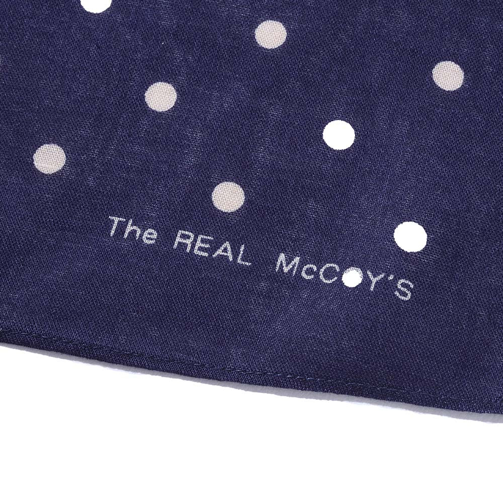 The Real McCoy's 'Dot' Bandana Navy - Image 4