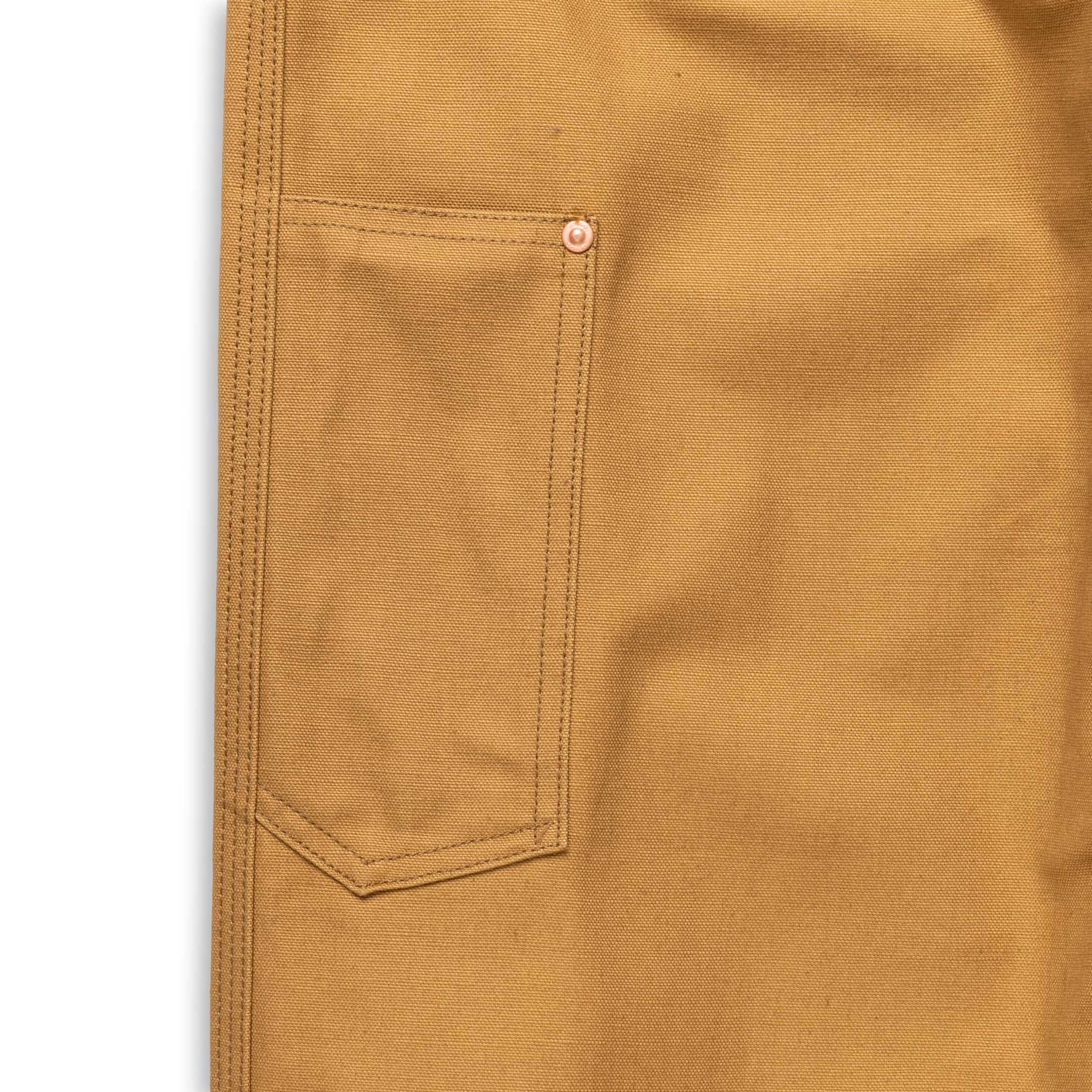 The Real McCoy's Double-Knee Work Trousers Brown - Image 6