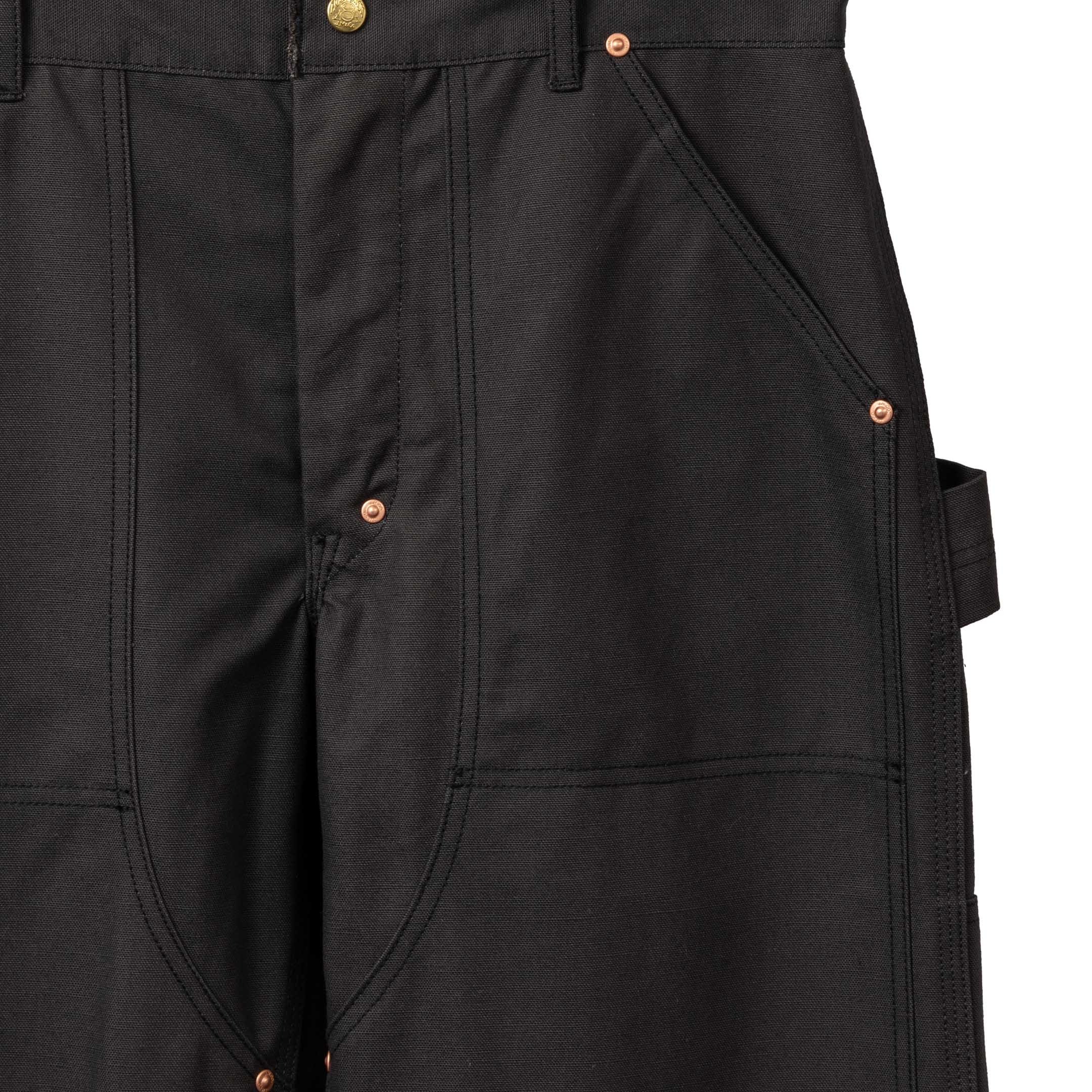 The Real McCoy's Double-Knee Work Trousers Charcoal - Image 3