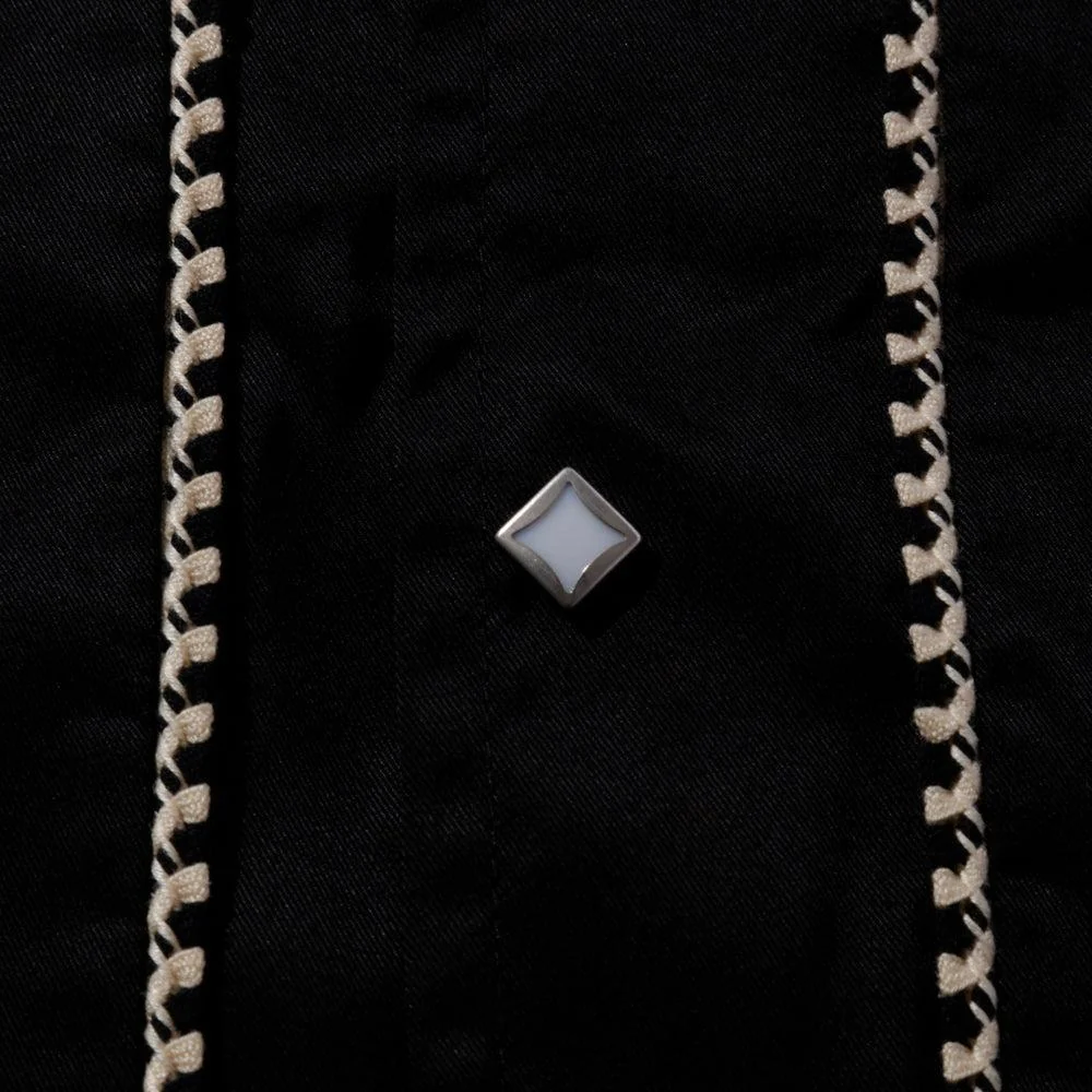 The Real McCoy's Embroidered Rayon Western Jacket Black - Image 5