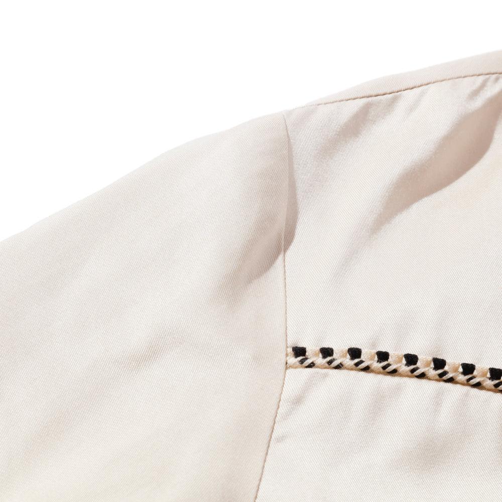 The Real McCoy's Embroidered Rayon Western Jacket Ecru - Image 5