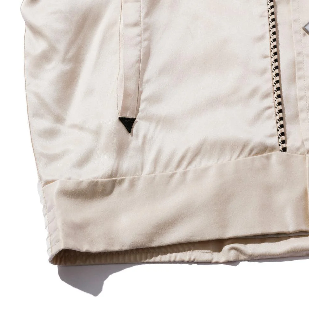 The Real McCoy's Embroidered Rayon Western Jacket Ecru - Image 6