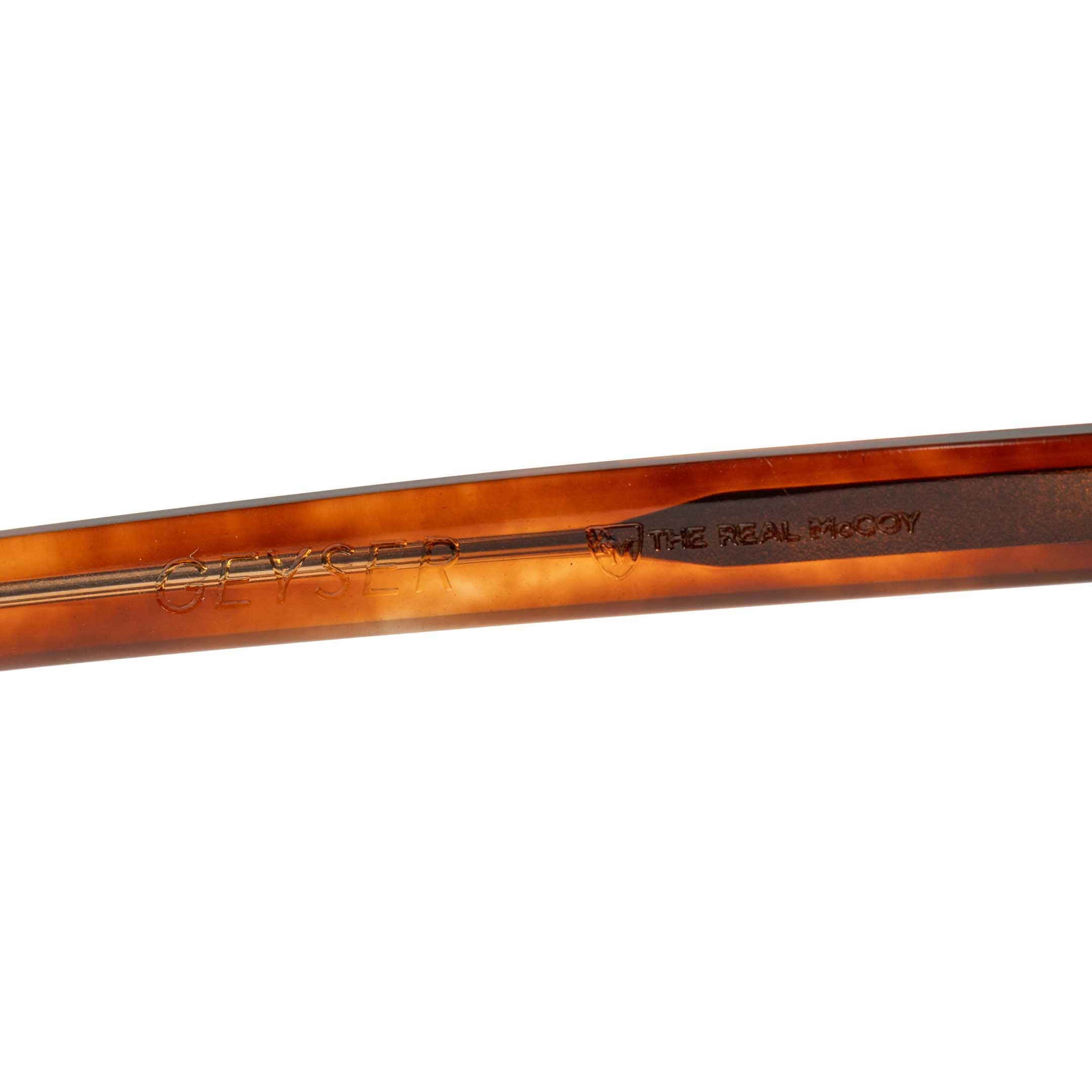 The Real McCoy's Geyser Sunglasses Brown/Blue - Image 3