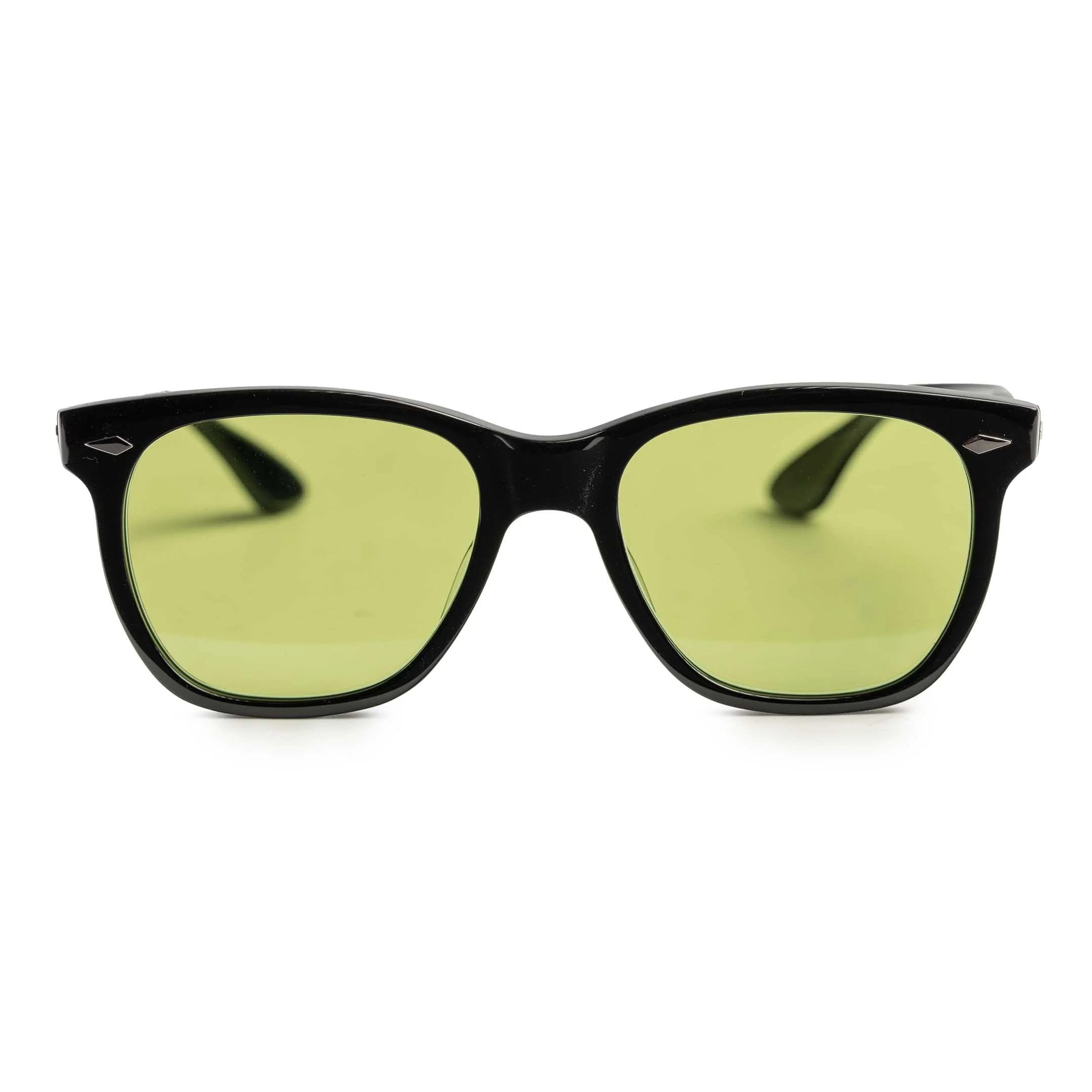 The Real McCoy's Geyser Sunglasses Black/Green