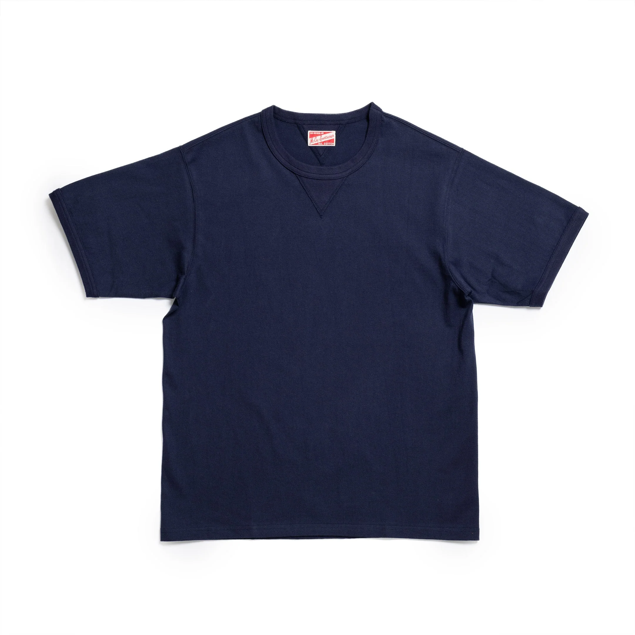 The Real McCoy's Gusset Tee Navy