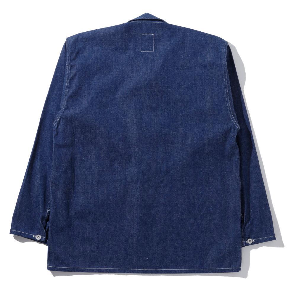 The Real McCoy's Jumper, Working, Denim Blue - Image 2