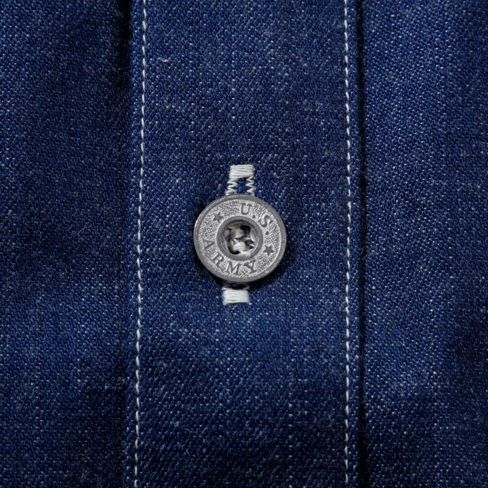 The Real McCoy's Jumper, Working, Denim Blue - Image 3