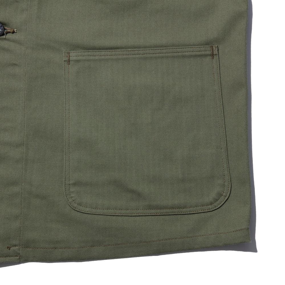 The Real McCoy's N-3 Utility Jacket (Model 220) Olive - Image 3
