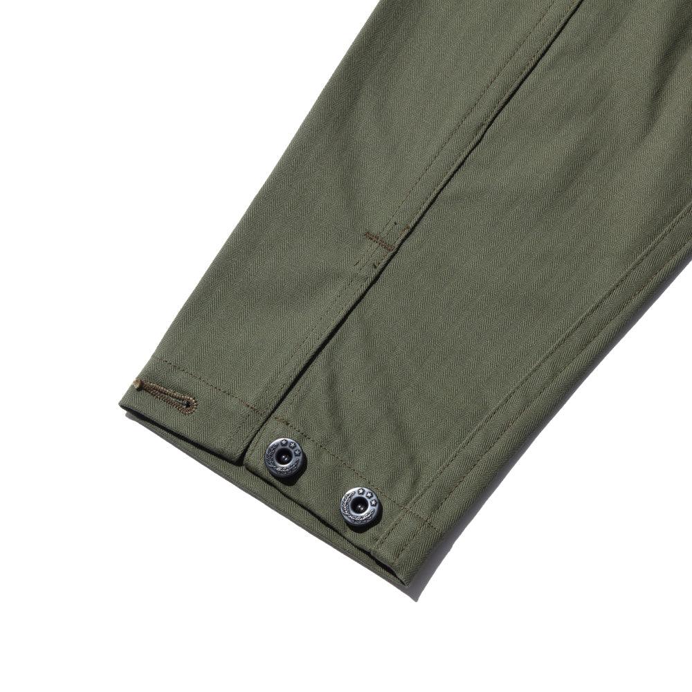 The Real McCoy's N-3 Utility Jacket (Model 220) Olive - Image 4