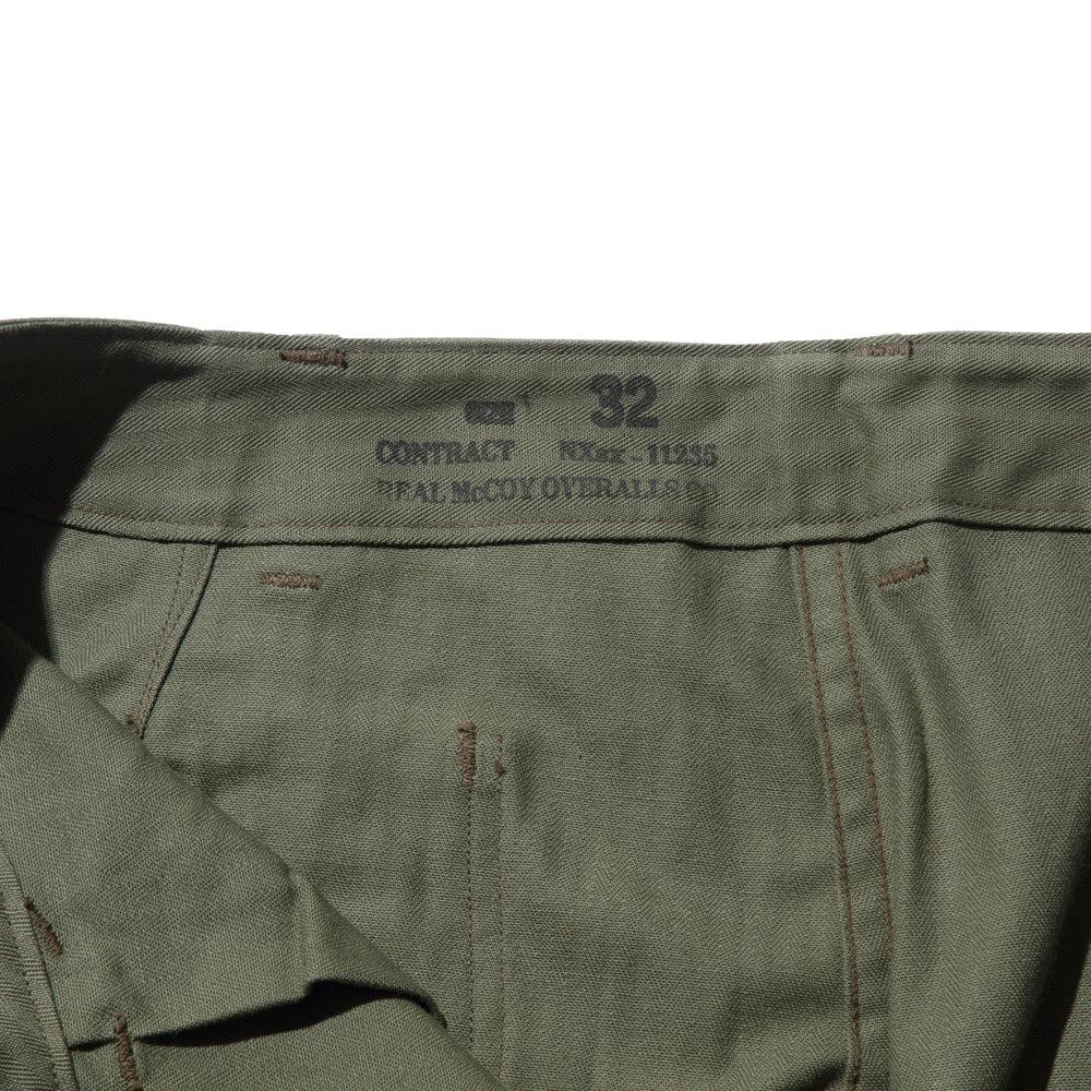 The Real McCoy's N-3 Utility Trousers (Model 220) Olive - Image 4