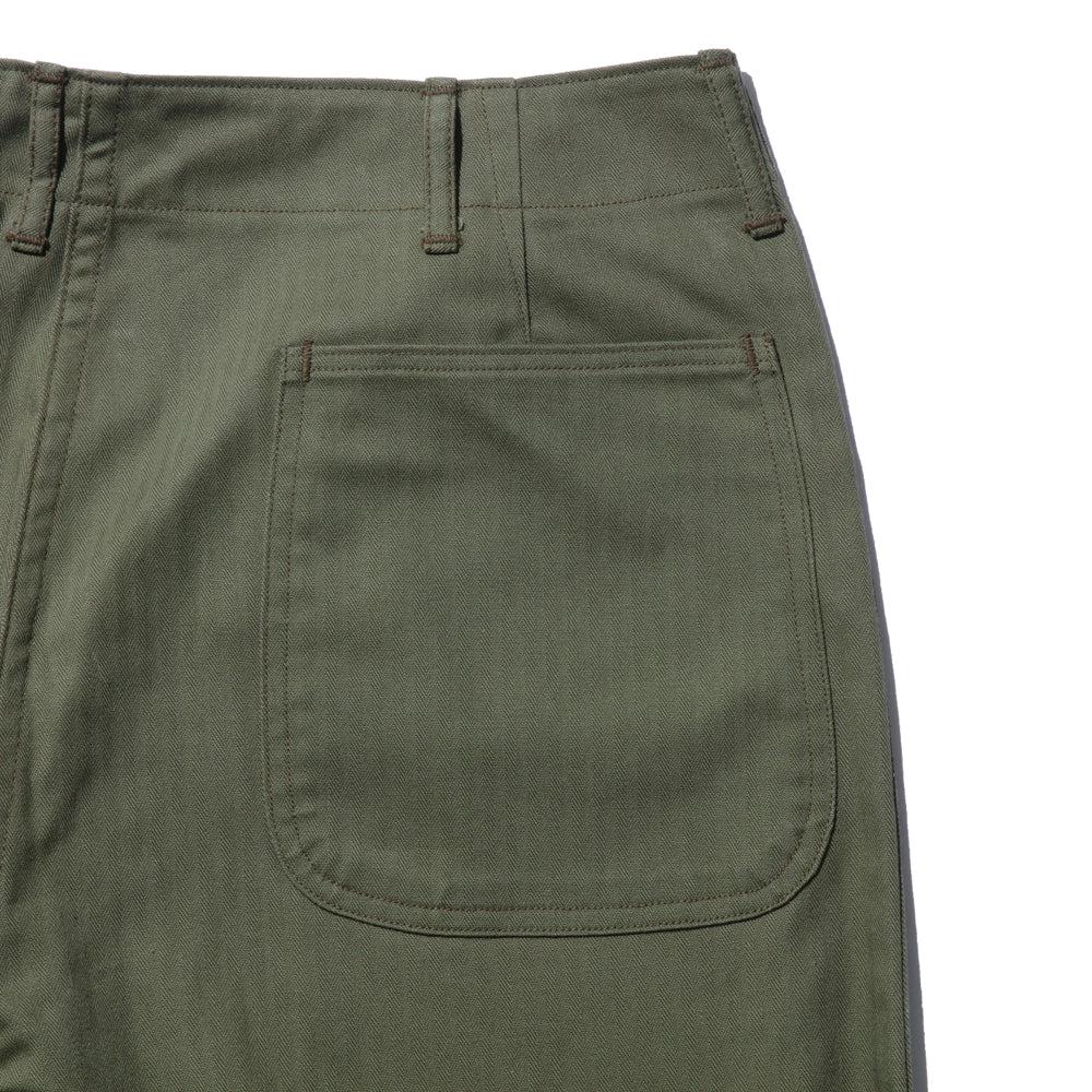 The Real McCoy's N-3 Utility Trousers (Model 220) Olive - Image 7