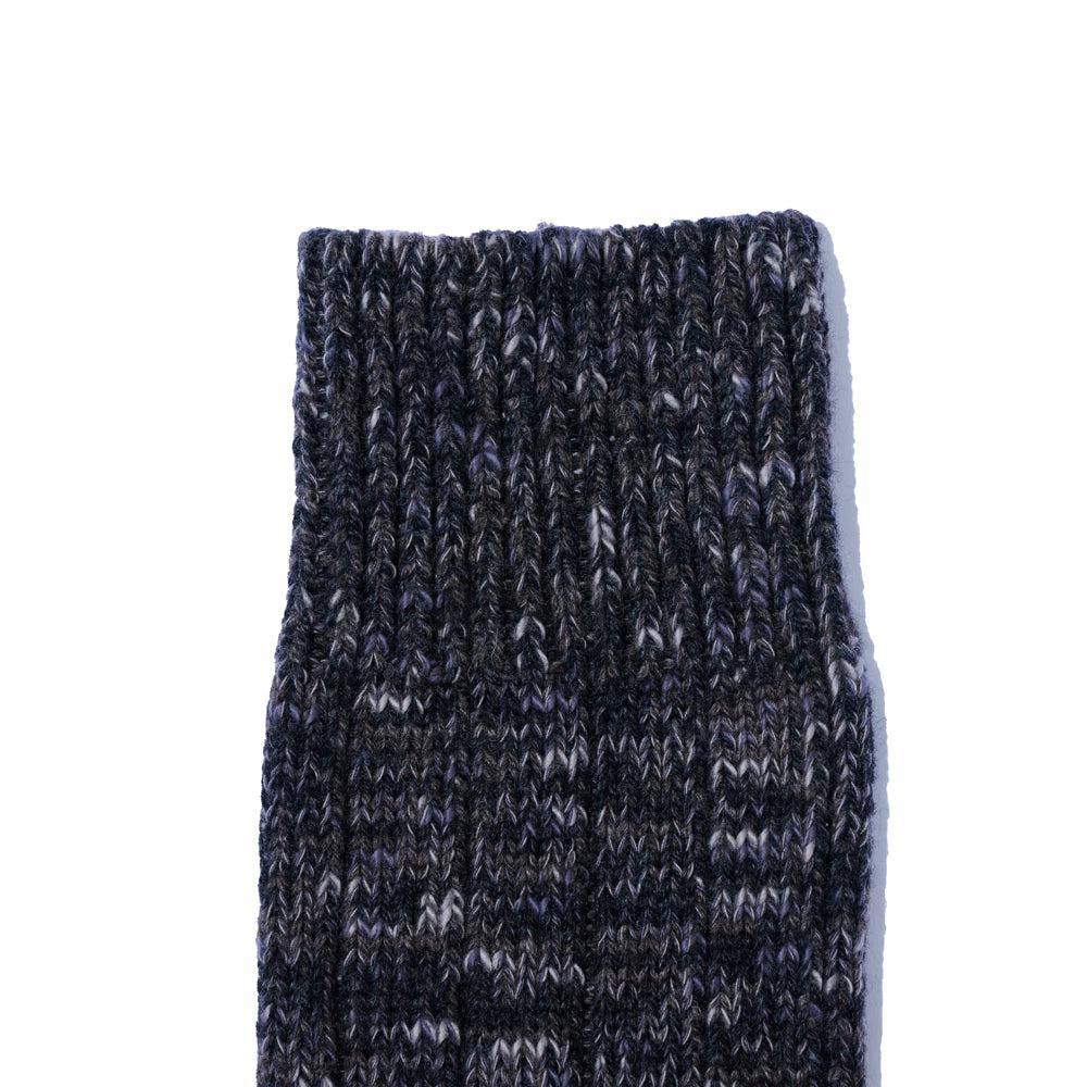 The Real McCoy's Outdoor 'Camp' Wool Socks Charcoal - Image 2