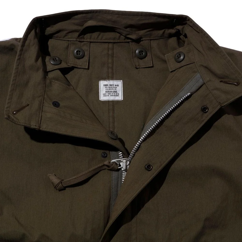 The Real McCoy's Parka Man's M-65 Olive - Image 8