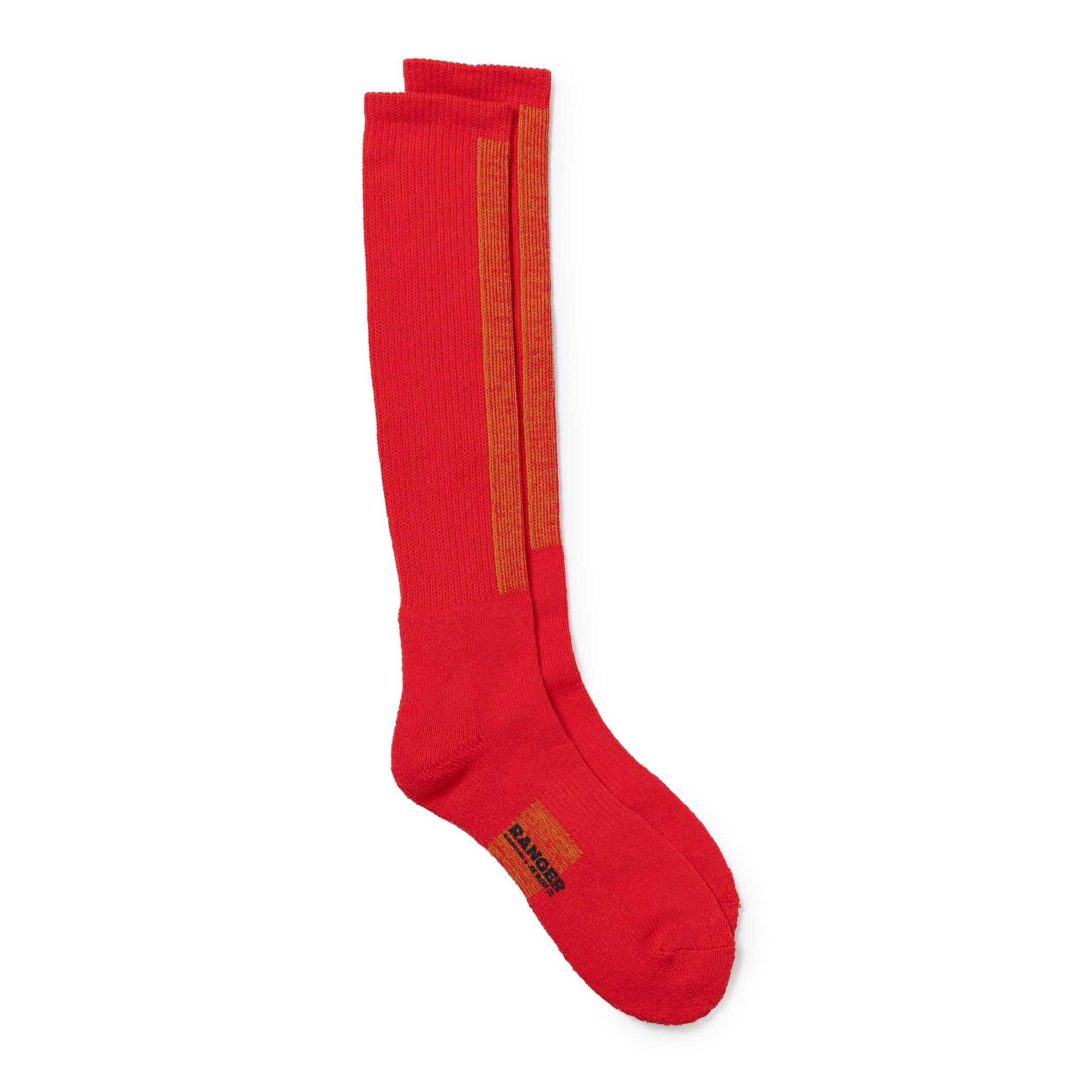 The Real McCoy's 'Ranger' Boot Socks Red