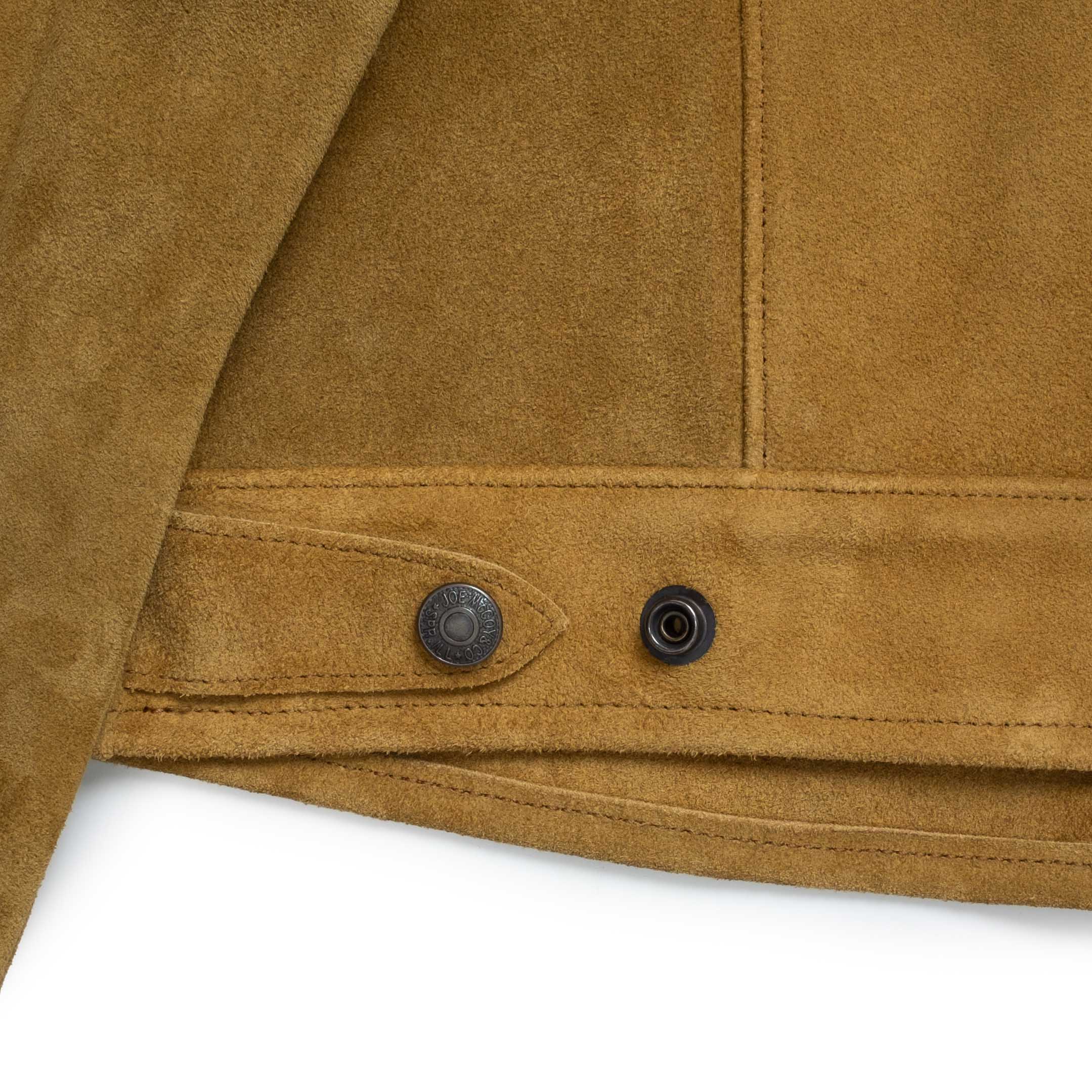 The Real McCoy's Rough Out Leather Western Jacket Brown - Image 7