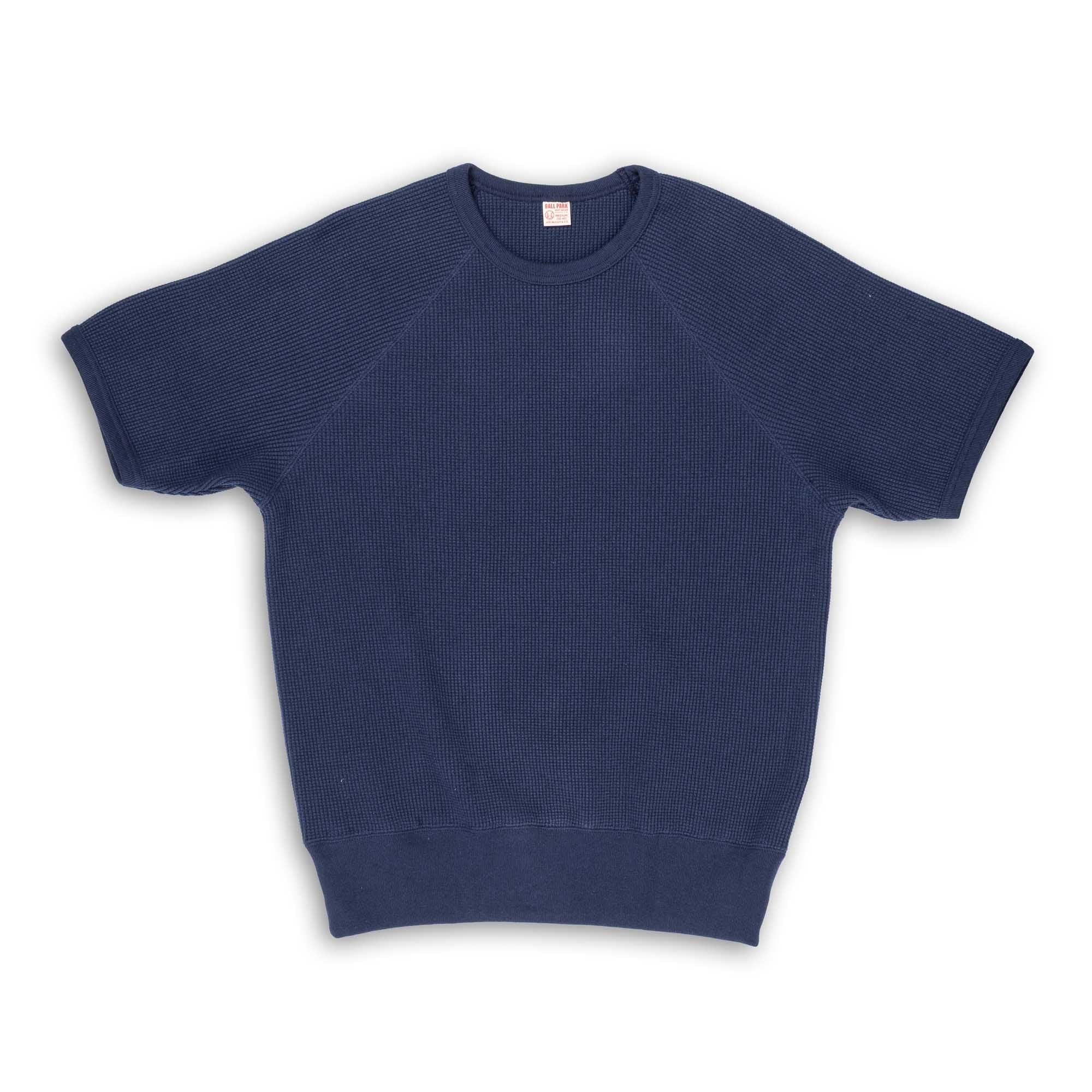 The Real McCoy's Summer Thermal Tee Navy