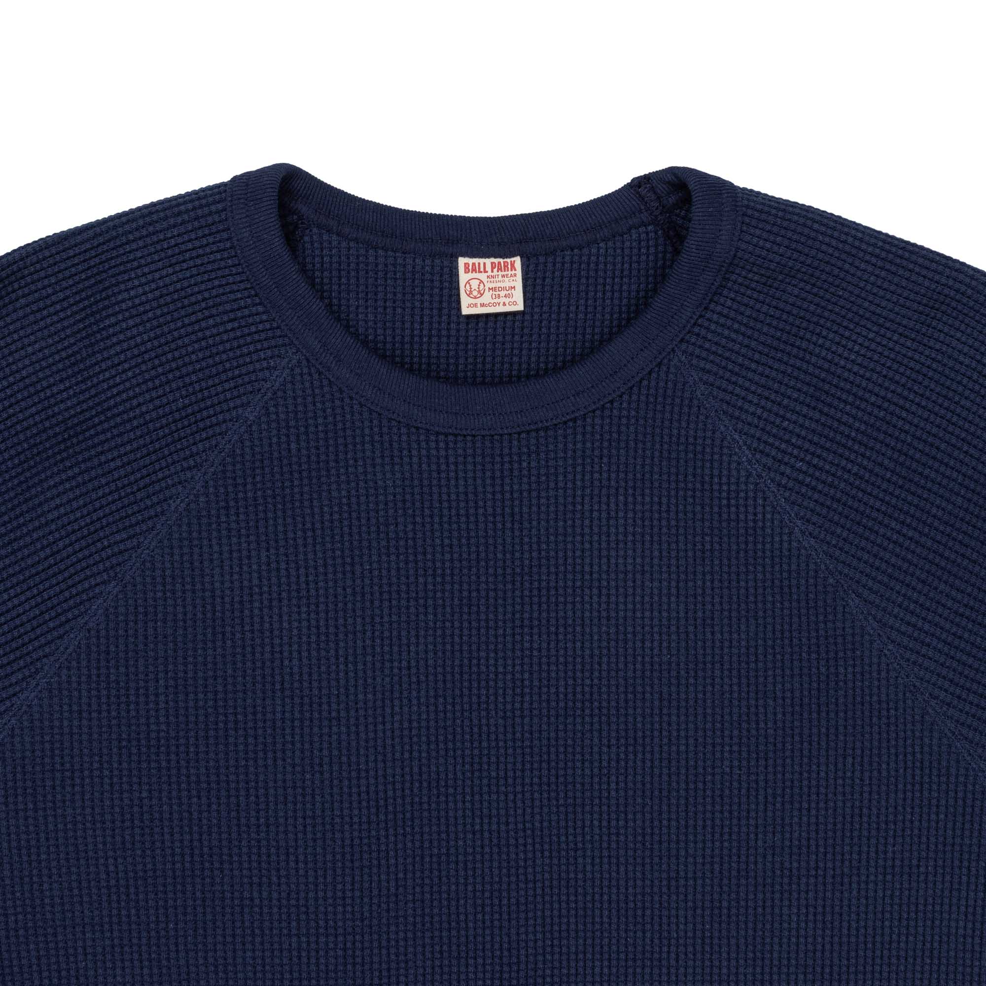The Real McCoy's Summer Thermal Tee Navy - Image 2