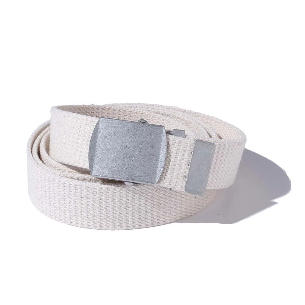 The Real McCoy's Trouser Uniform Belt White