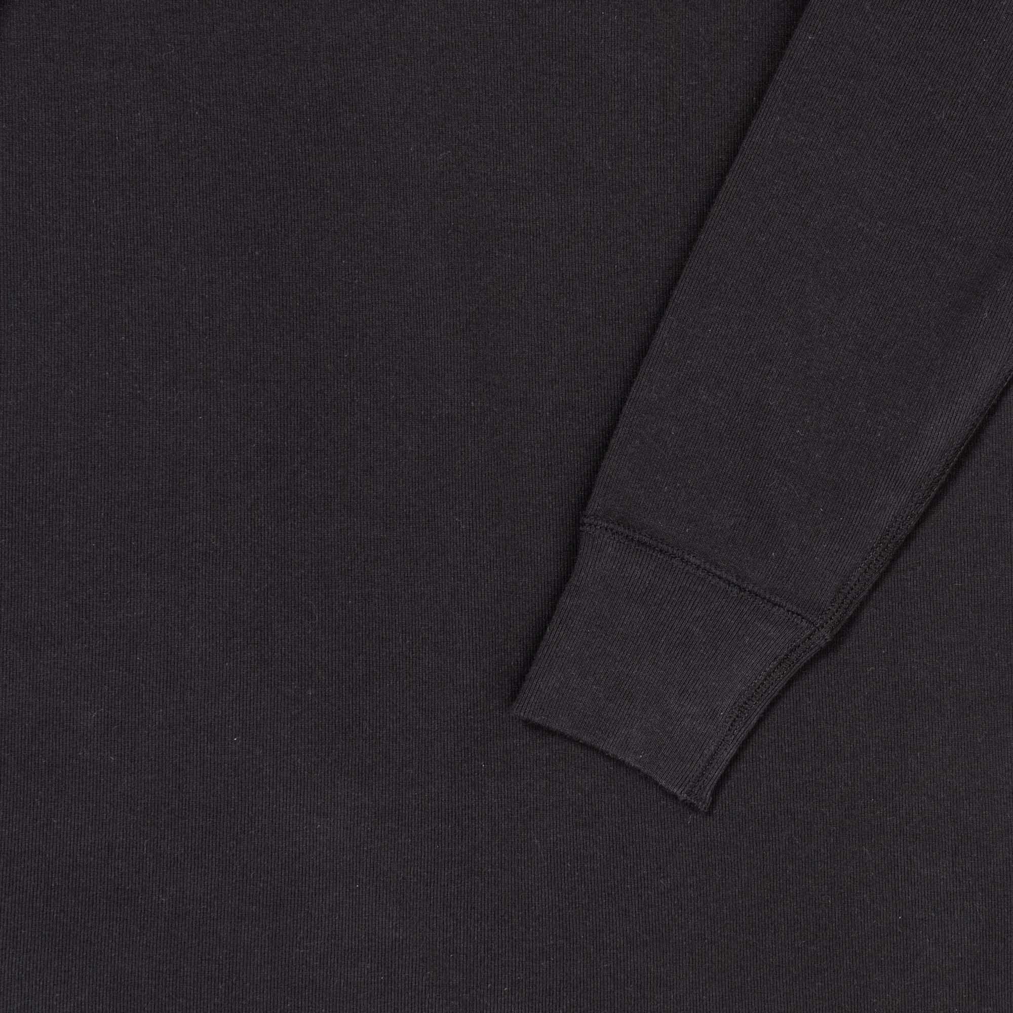 The Real McCoy's Union Henley Undershirt L/S Black - Image 4