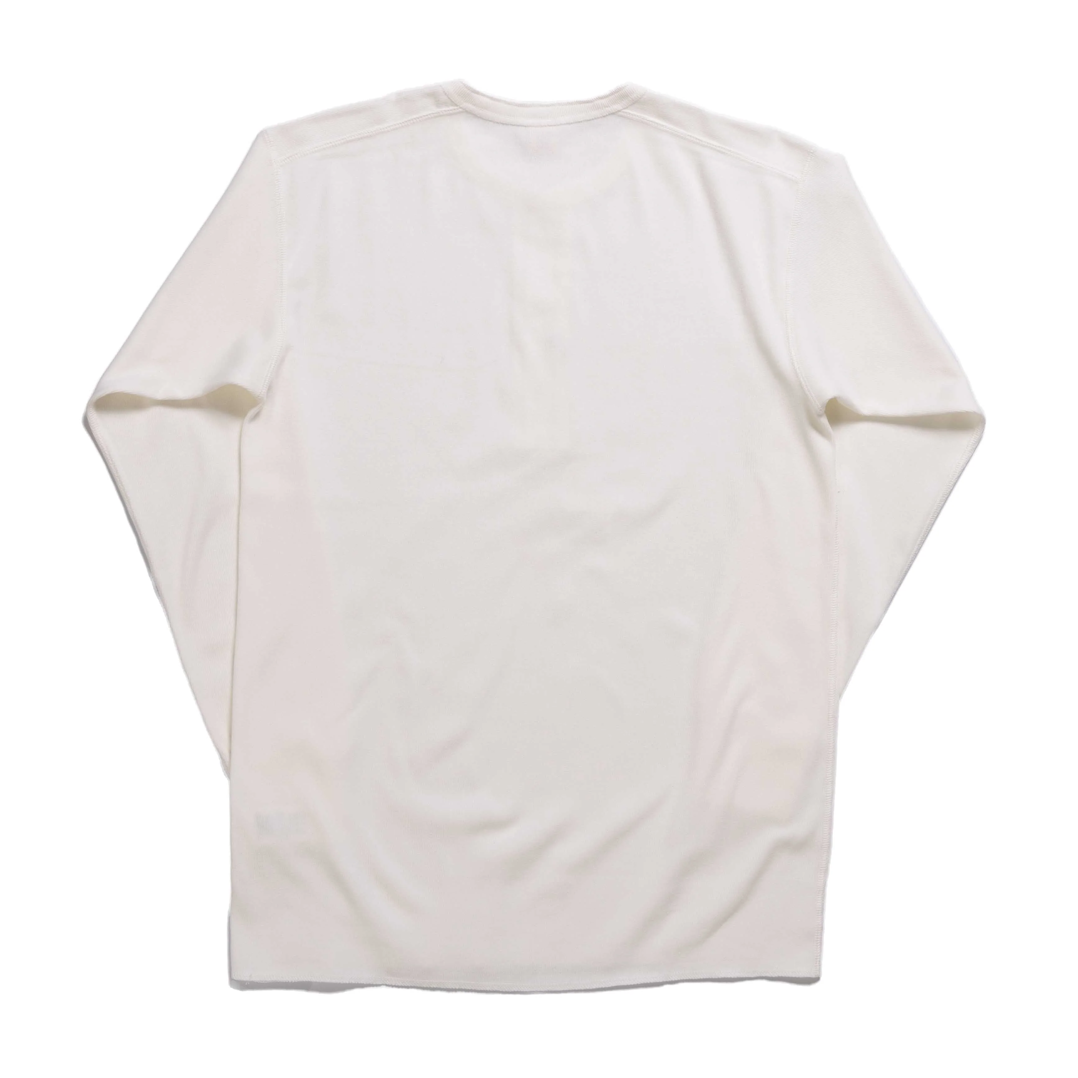 The Real McCoy's Union Henley Undershirt L/S White - Image 2