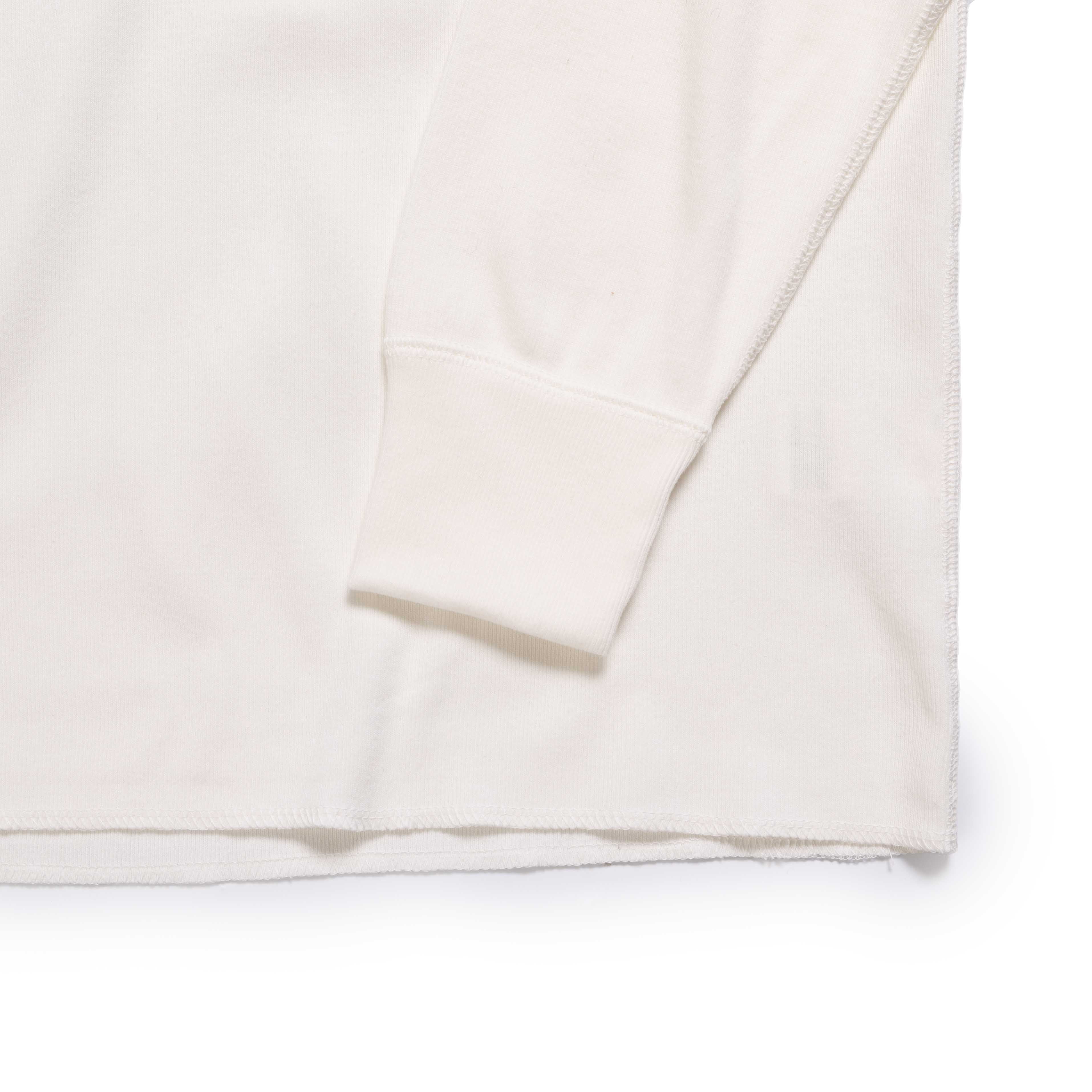 The Real McCoy's Union Henley Undershirt L/S White - Image 4