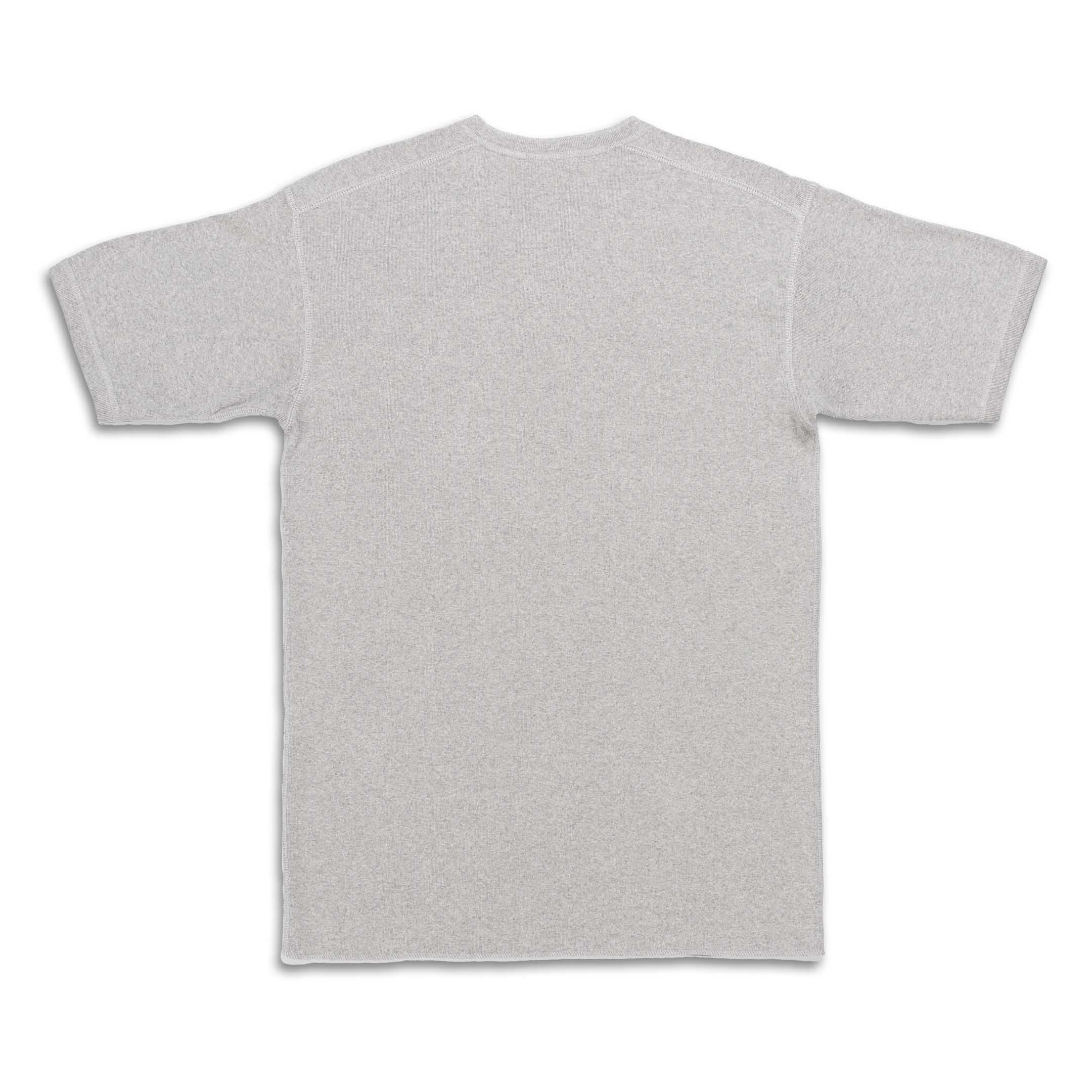 The Real McCoy's Union Henley Undershirt S/S Medium Grey - Image 4