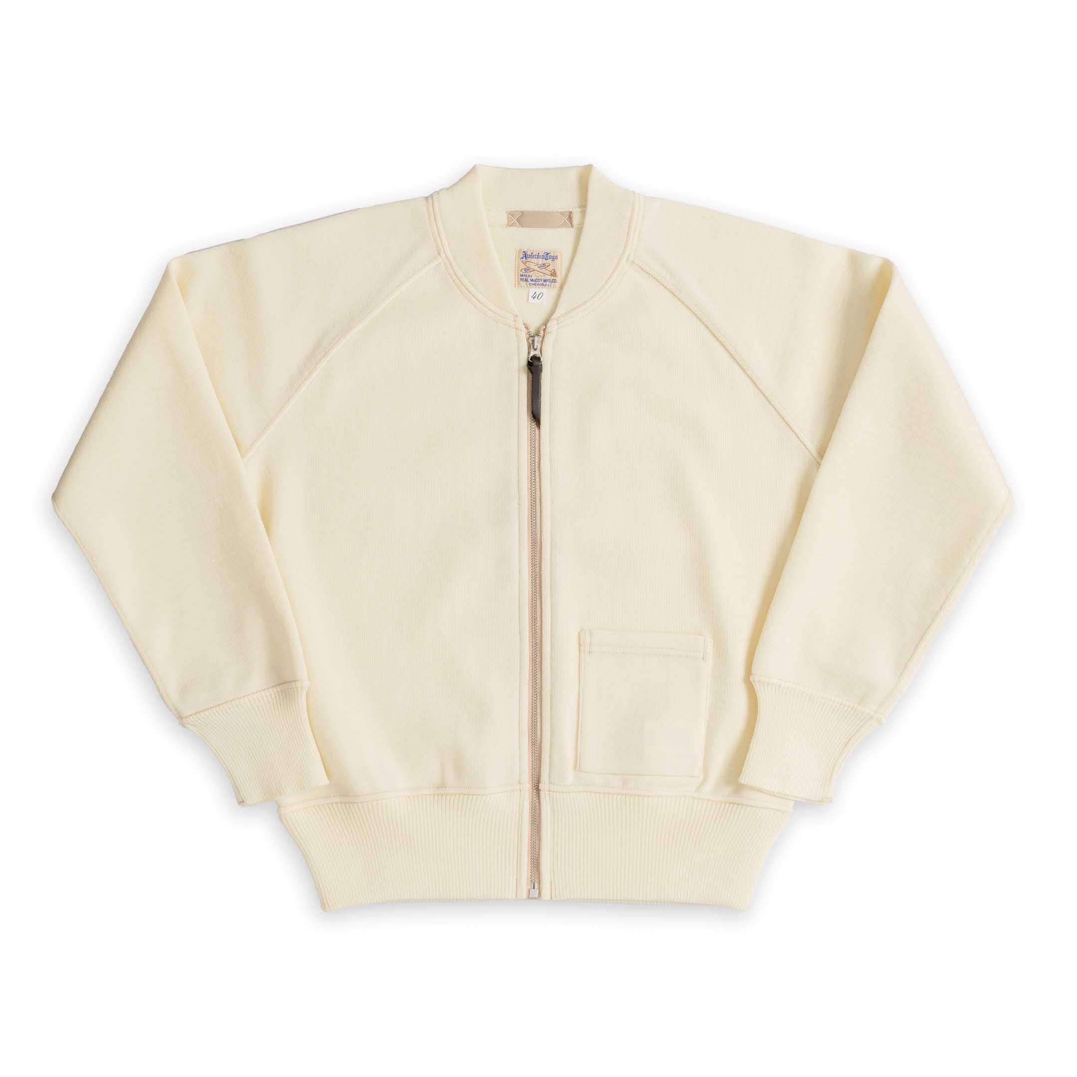 The Real McCoy's Winter Aviation Sweater Ecru