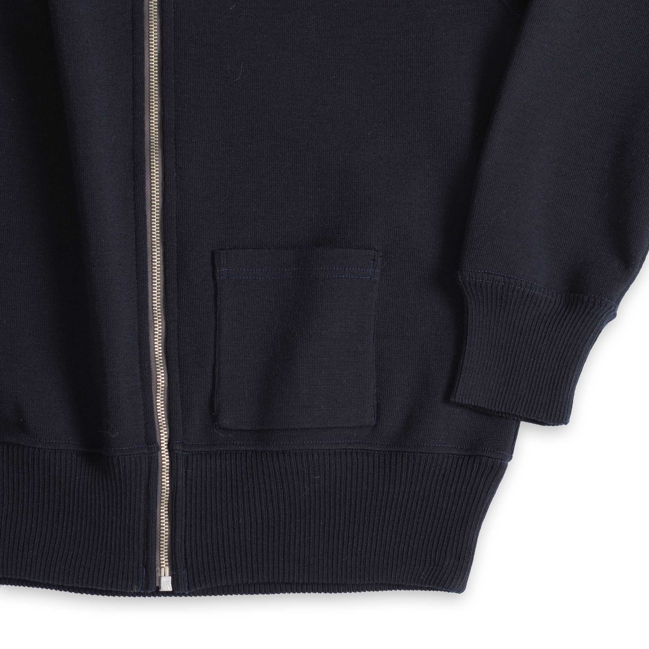 The Real McCoy's Winter Aviation Sweater Navy - Image 3