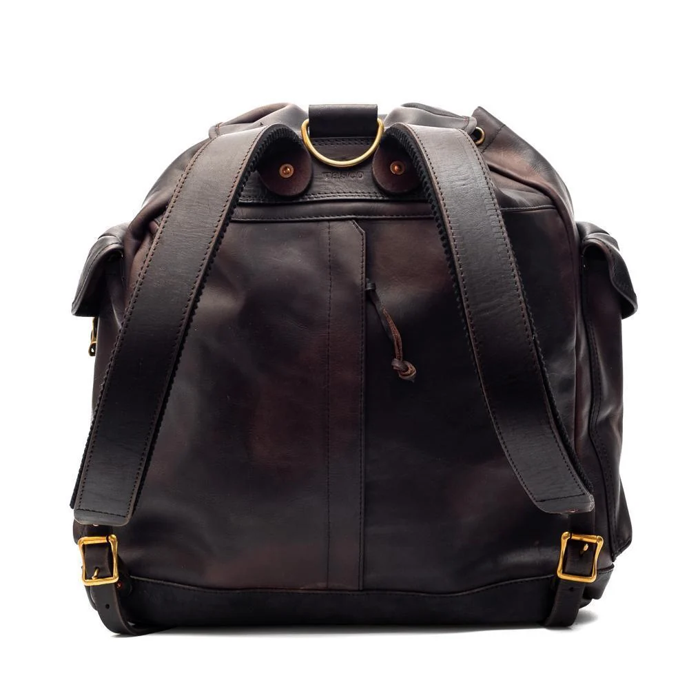 Vasco Leather Army Rucksack Black - Image 3