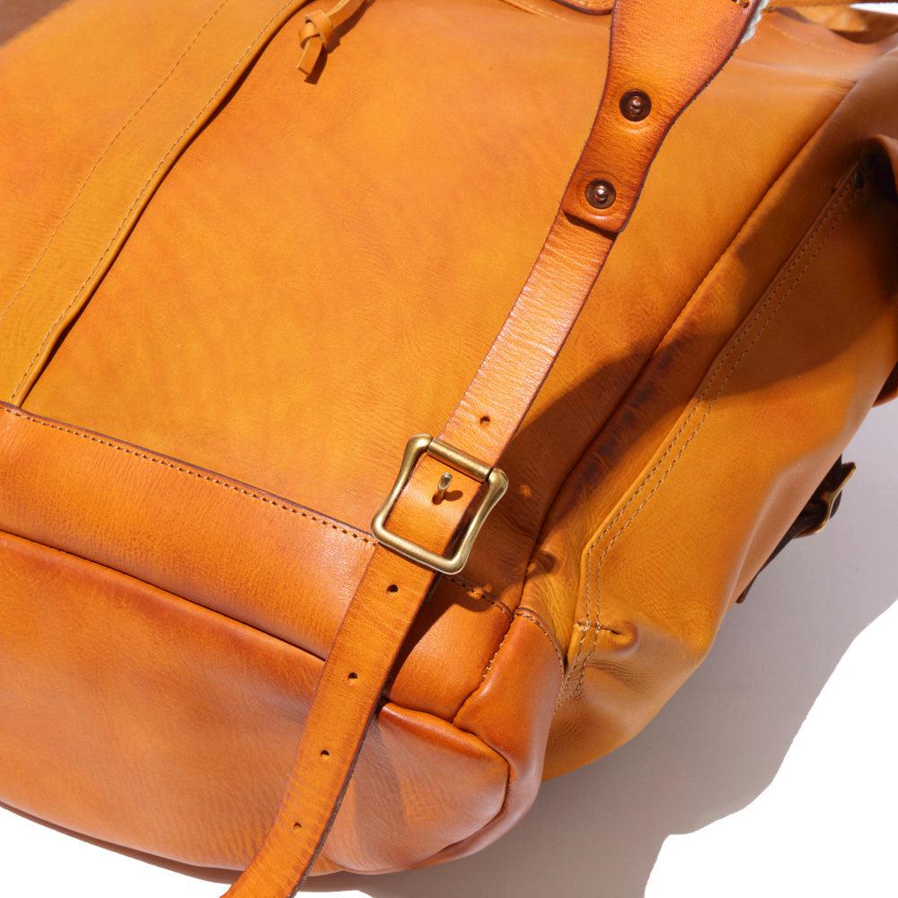 Vasco Leather Army Rucksack Sand - Image 5
