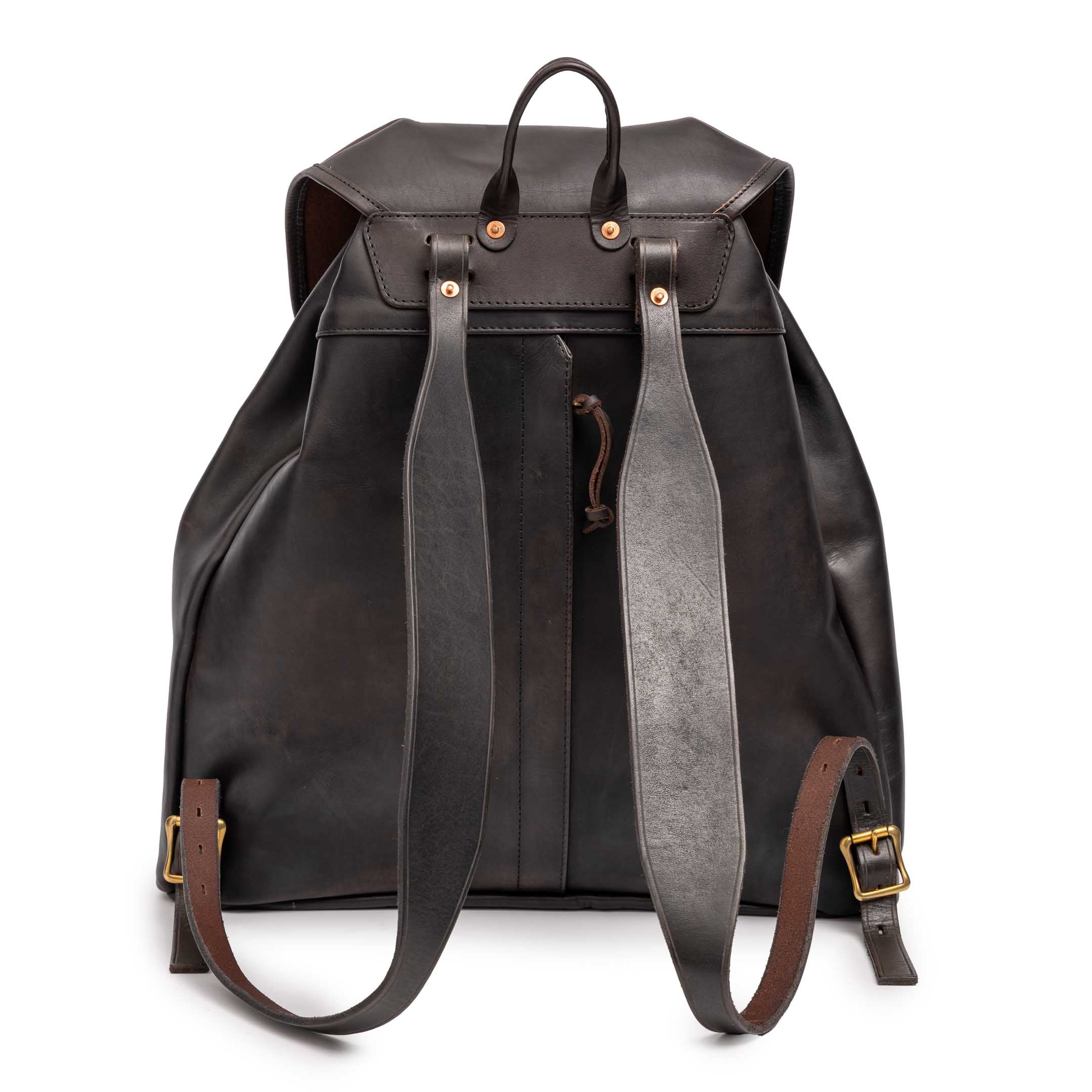 Vasco Leather Army Rucksack Type II Black - Image 2